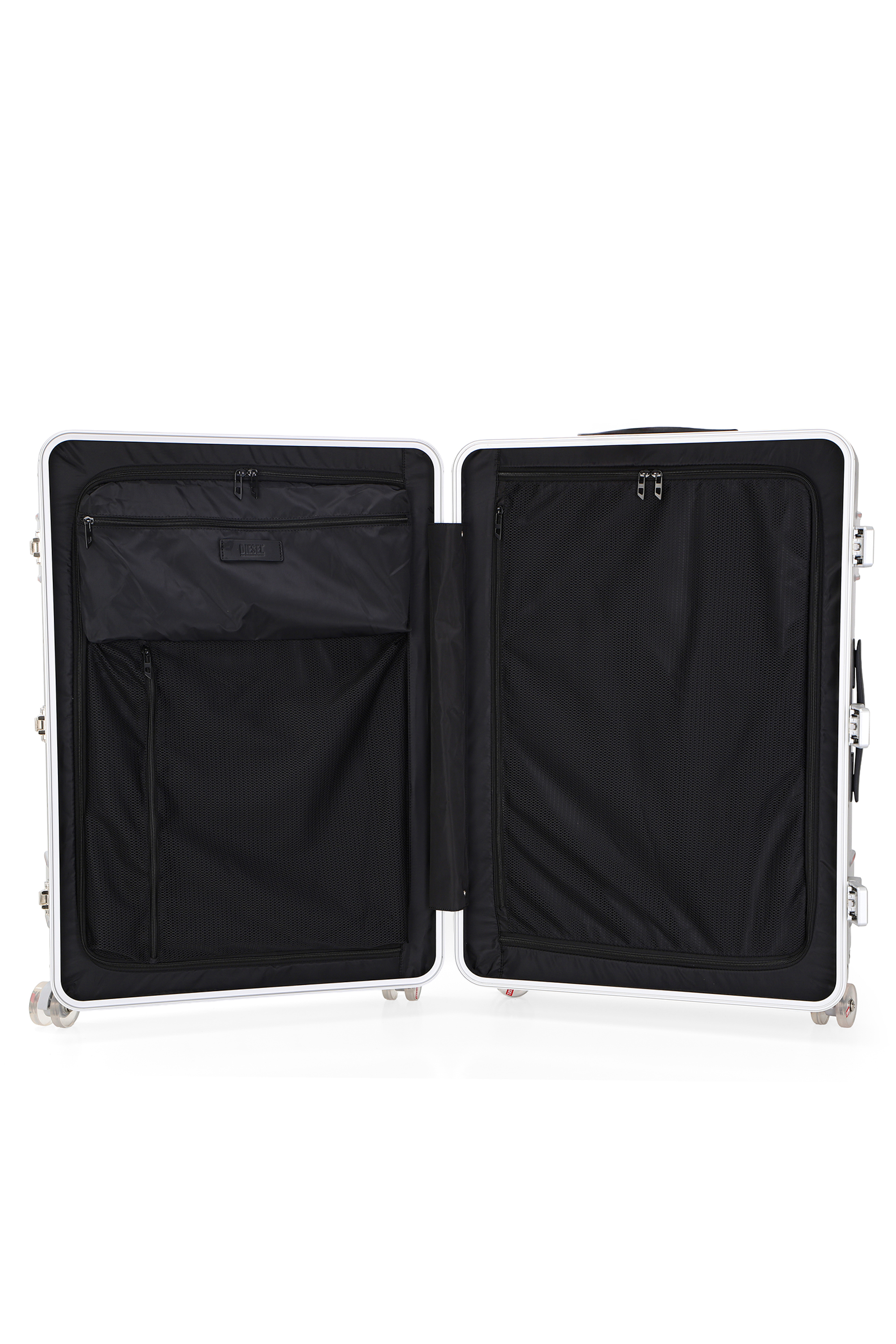 Diesel - DIESEL PC STRONG IMAGE TROLLEY- DSL003, Maleta resistente tama&ntilde;o L Unisex in Plateado - 3