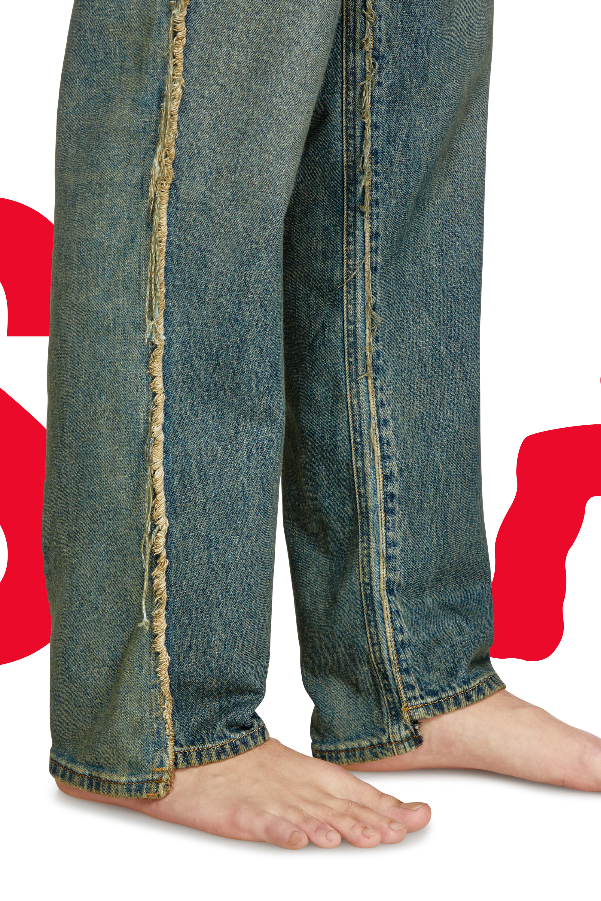Regular Jeans Dieseloves 03 09M98, Dark Blue Diesel - Man's Regular Jeans Dieseloves 03 09M98, Dark Blue - 5