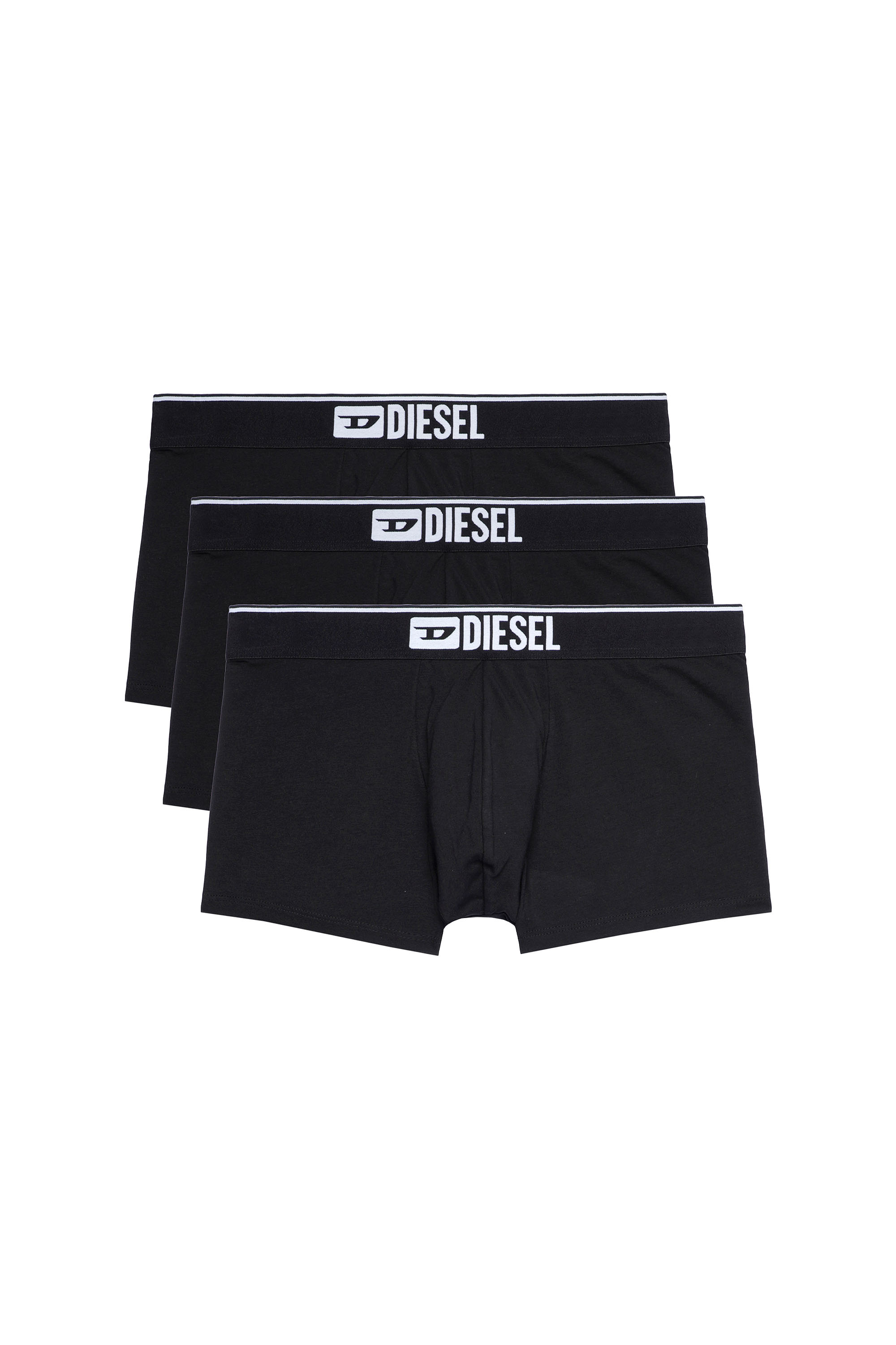 Diesel - UMBX-DAMIENTHREEPACK, Male's Three-pack of plain boxer in Black - 4