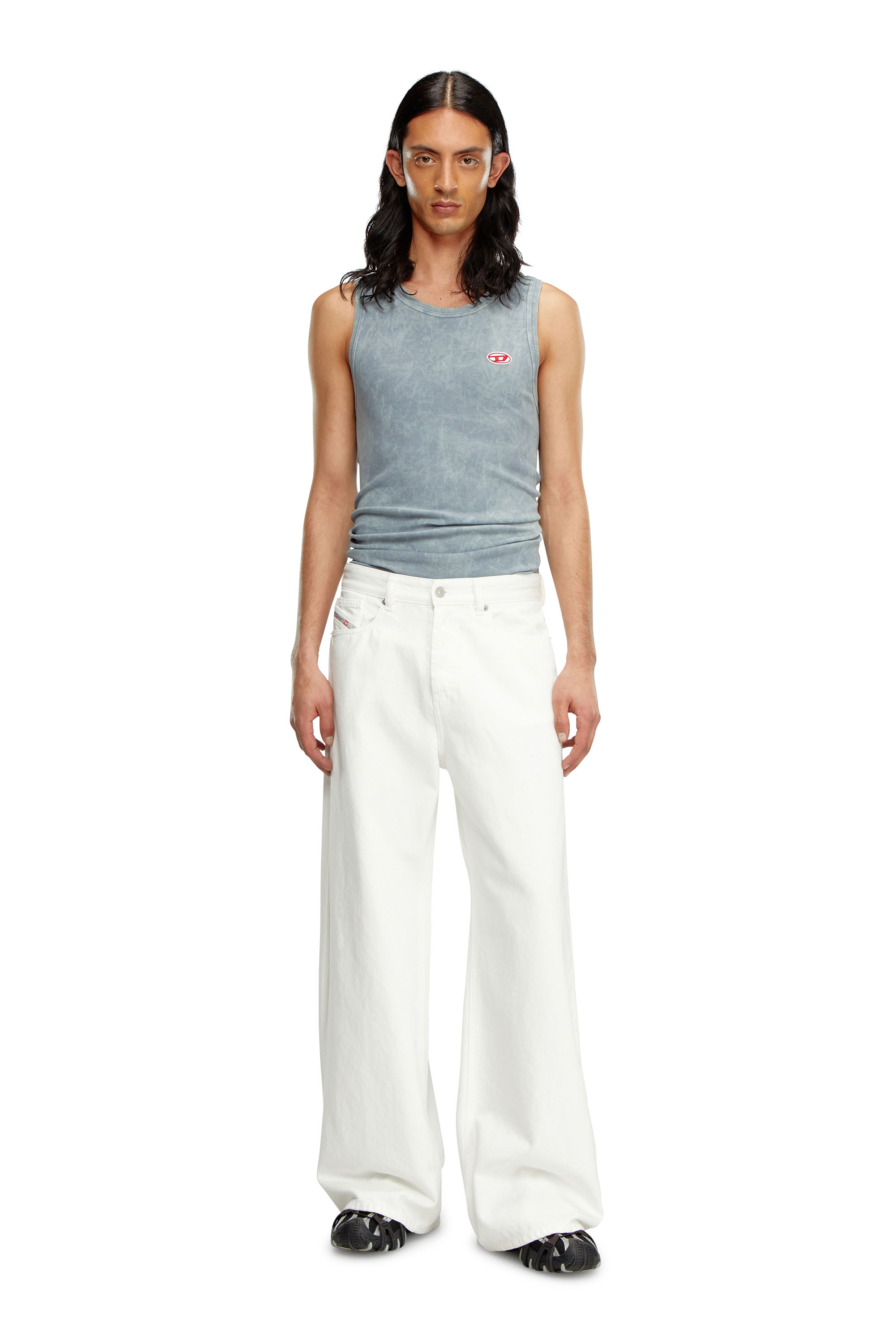 Diesel - Woman's Relaxed Jeans 1996 D-Sire 09I41, White - 4