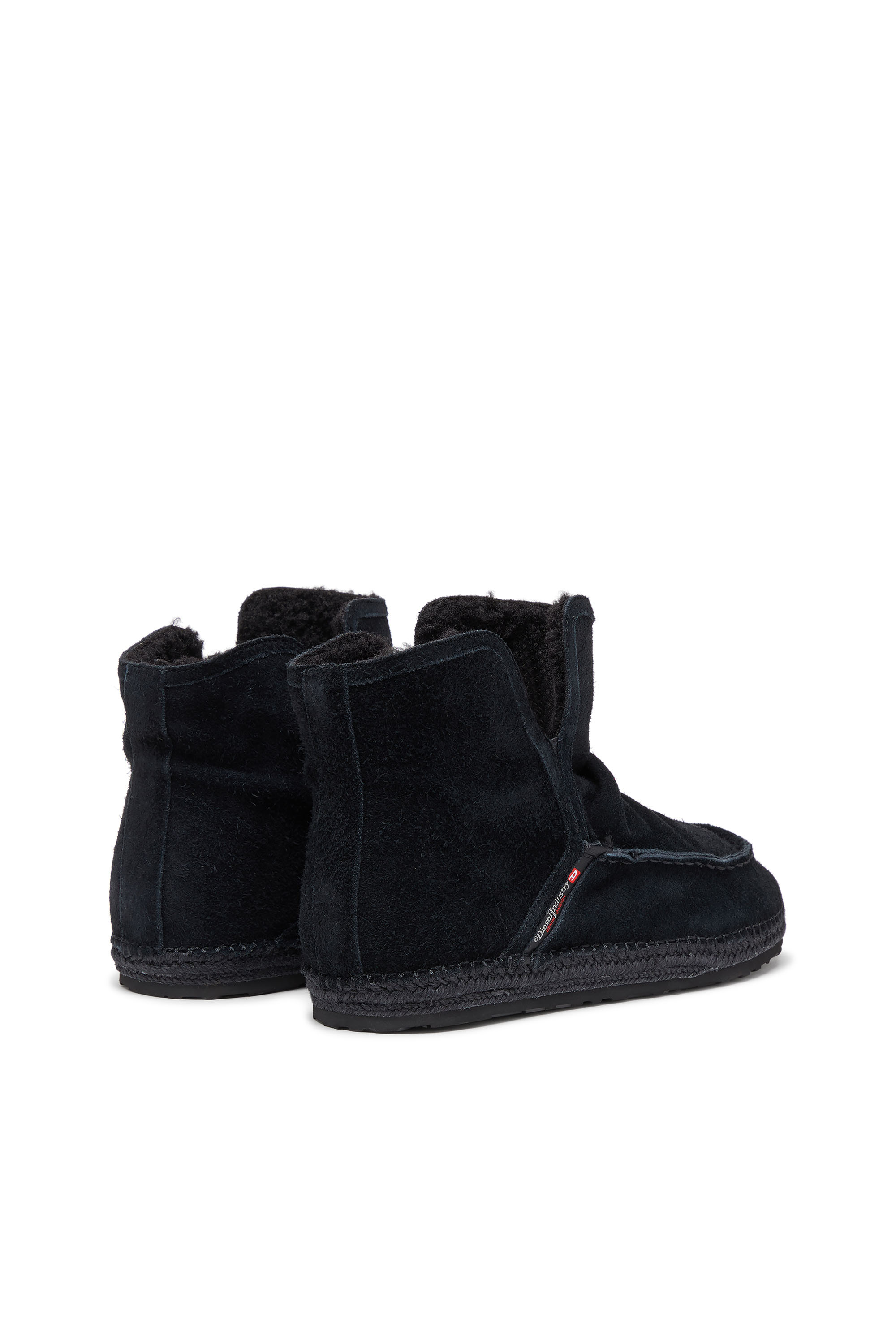 Diesel - D-LUKAS AKB, Male's D-Lukas - Leather ankle boots with internal lining in Black - 3