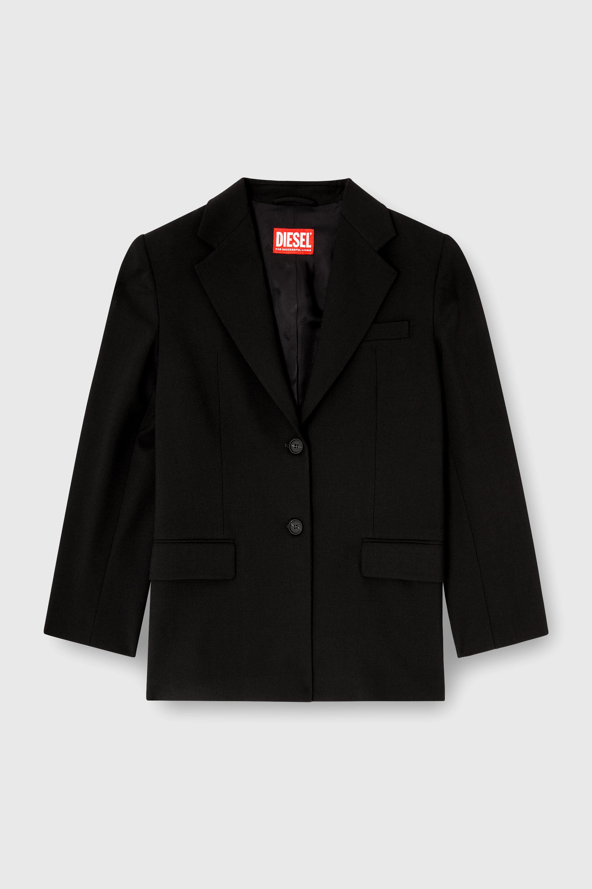Diesel - G-KESS-R1, Blazer en mezcla de lana Mujer in Negro - 2