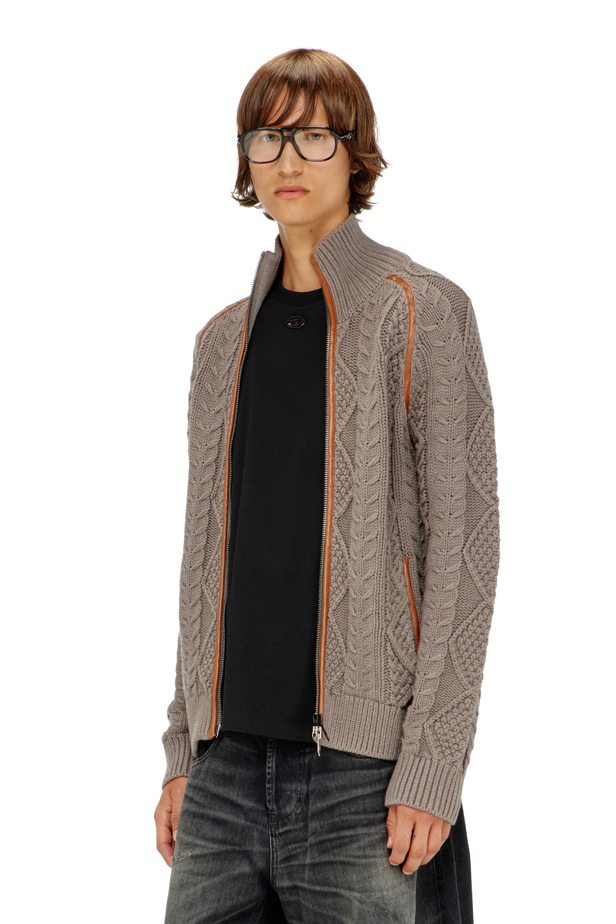 Diesel - T-BOXT-DCO, Camiseta de algod&oacute;n relajada con bordado Oval D Hombre in Negro - 3