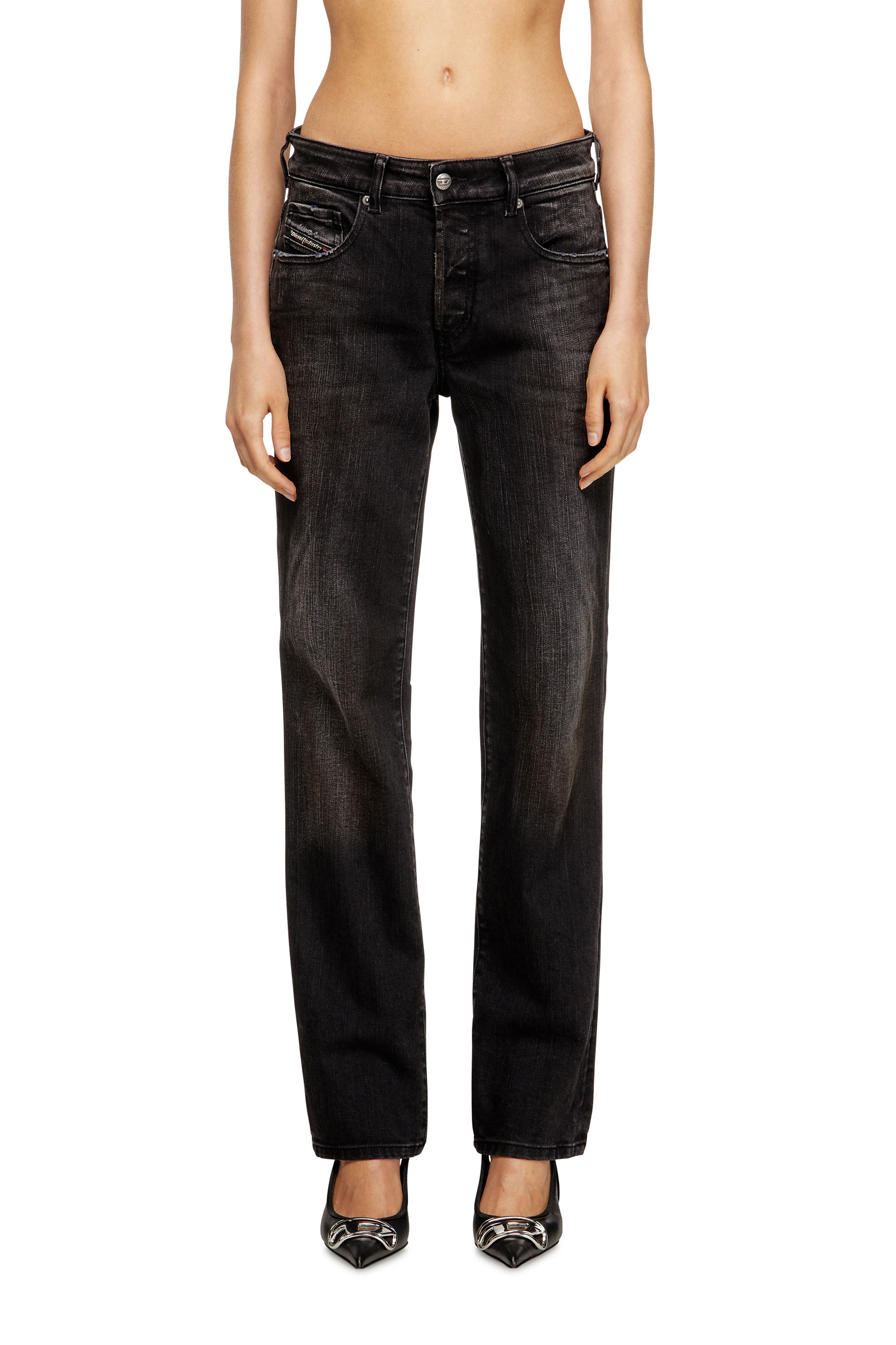 Diesel - Female's Regular Jeans 1989 D-Mine 09M75, Black/Dark Grey - 1