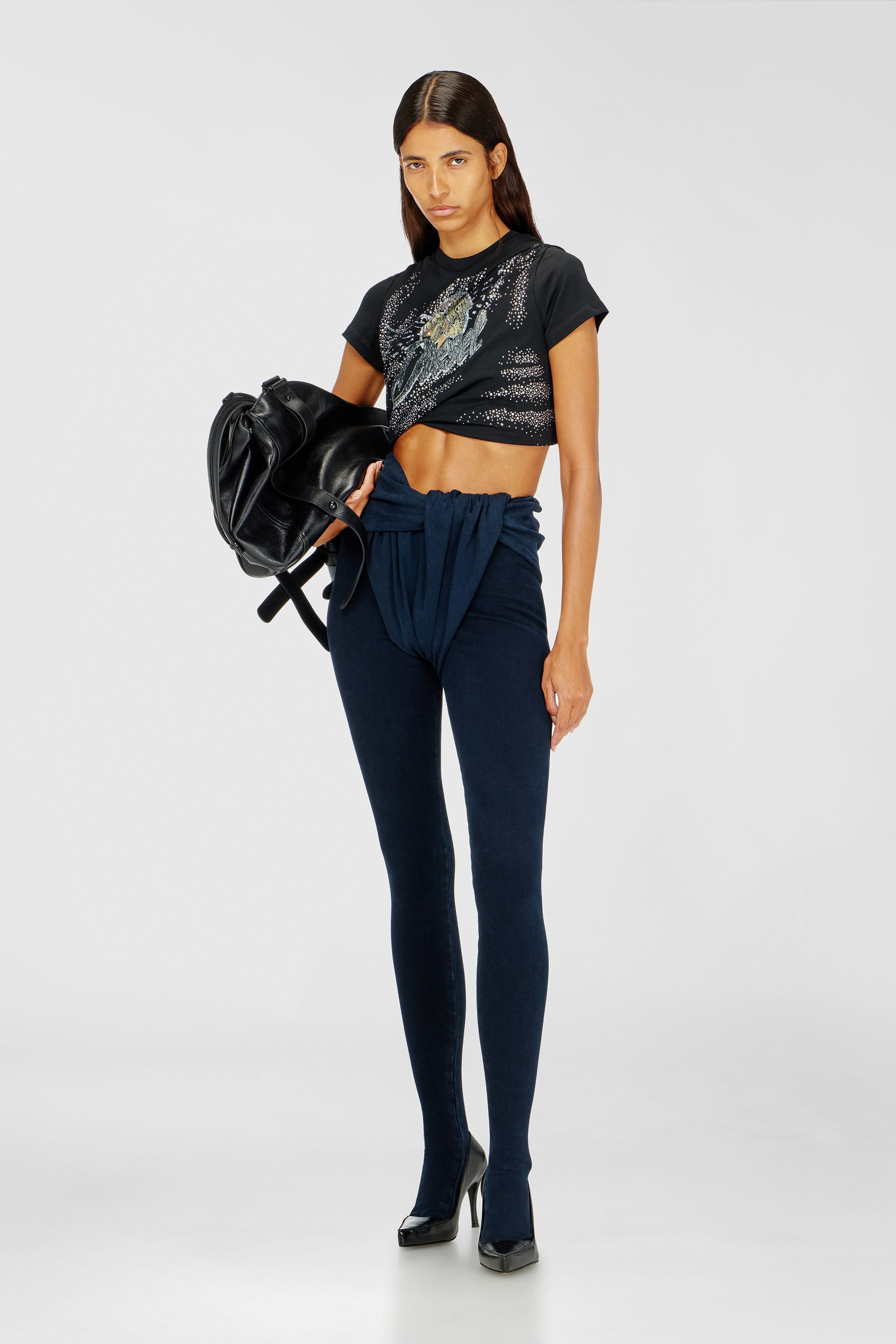 Diesel - Female's Skinny Jeans D-Velly 09R36, Dark Blue - 1