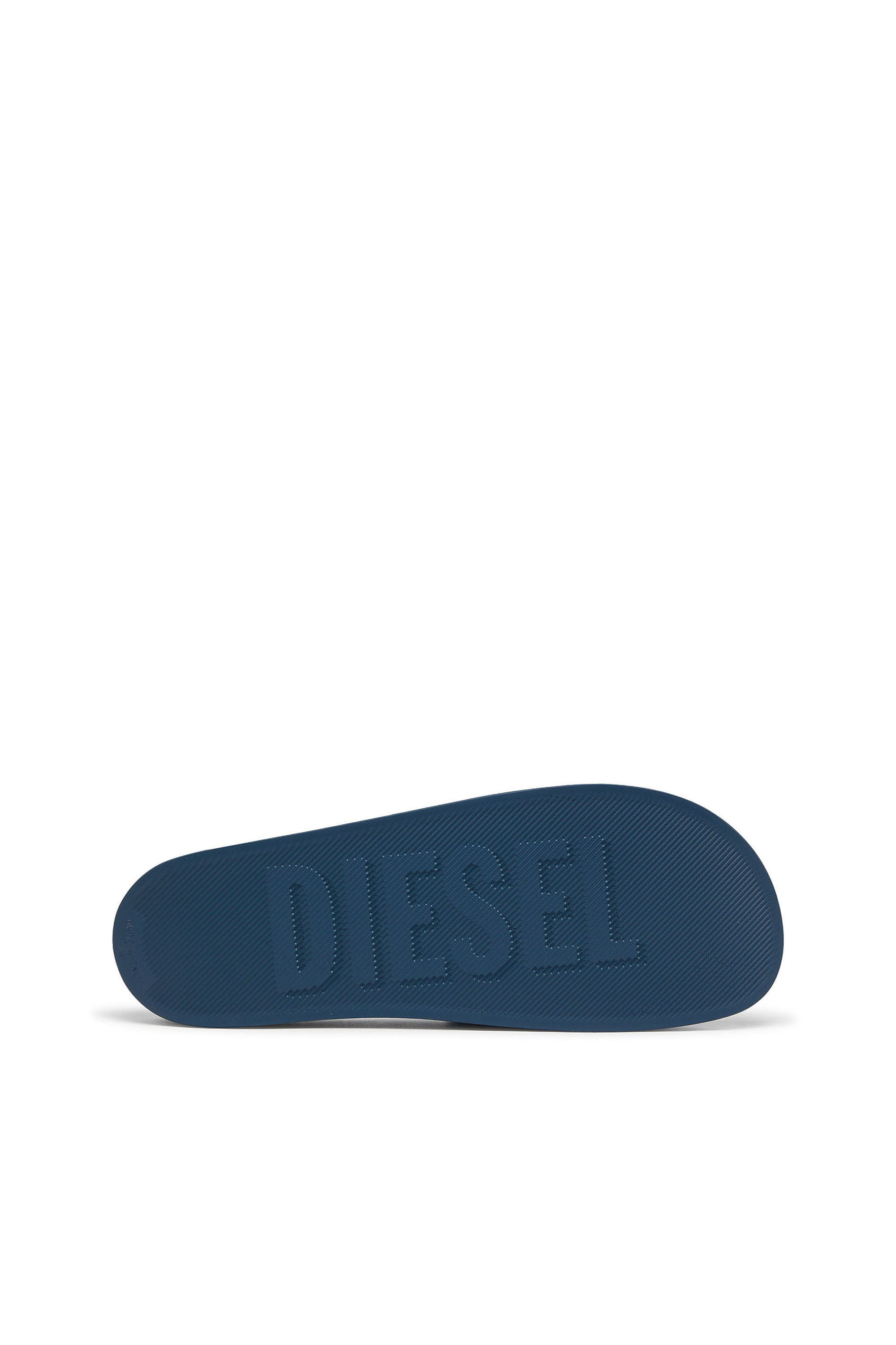 Diesel - SA-SWIM, Man's Sa-Swim - Rubber slides with transparent upper in Blue - 4