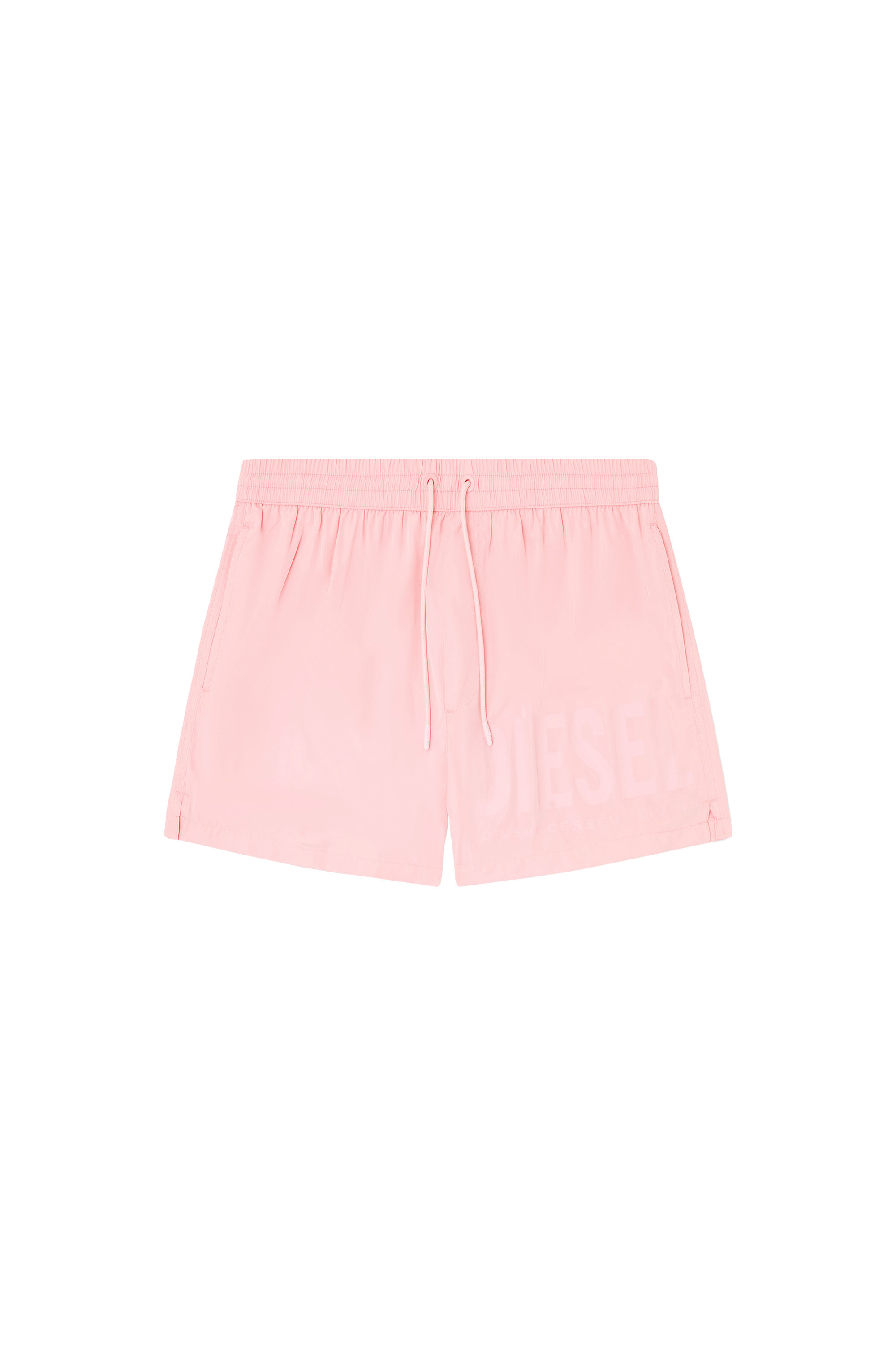 Diesel - MARIO-34-D-CORE, Male's Swim shorts with logo print in Pink - 4