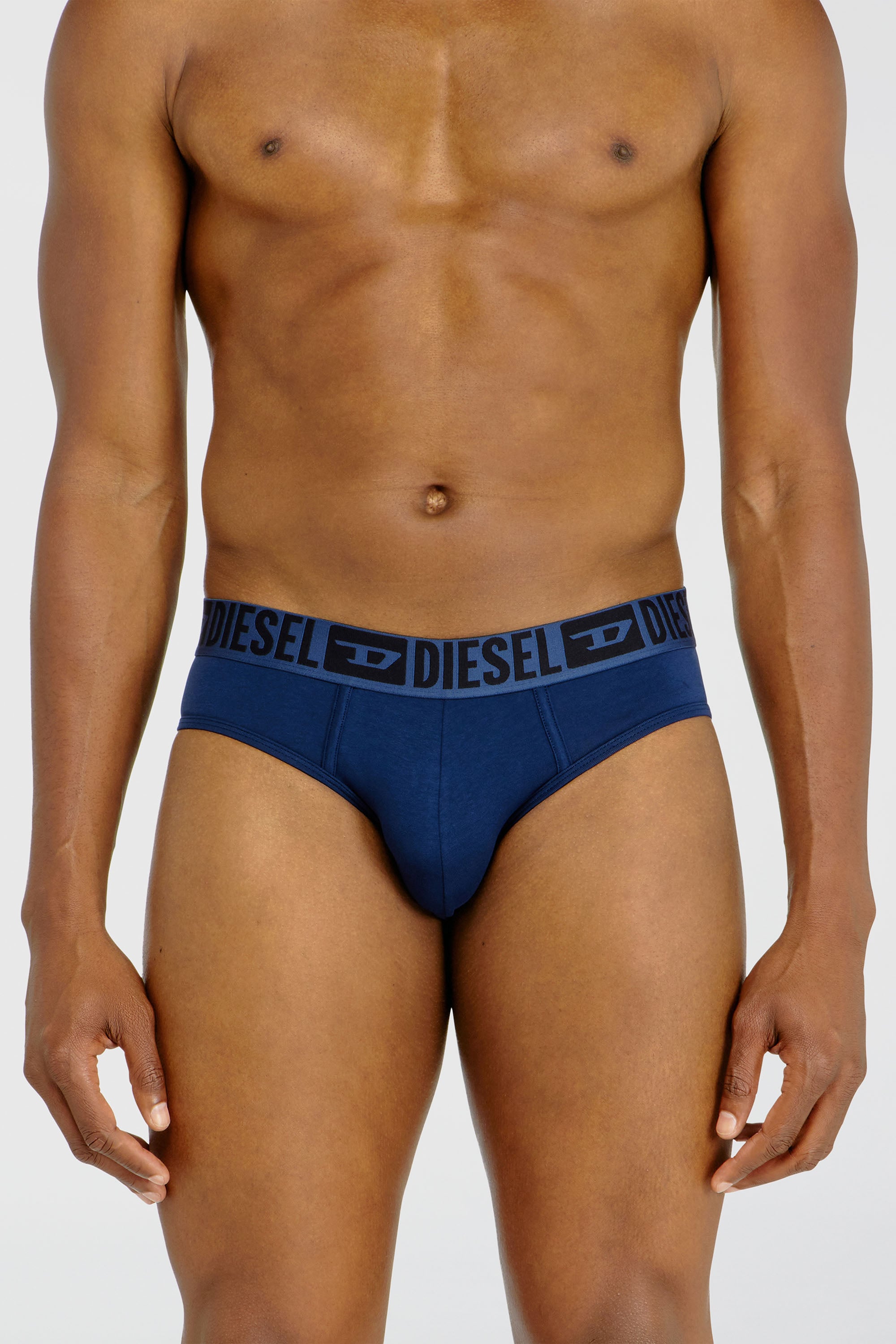 Diesel - UMBR-ANDRETHREEPACK, Pack de 3 calzoncillos en algod&oacute;n stretch Hombre in Multicolor - 3