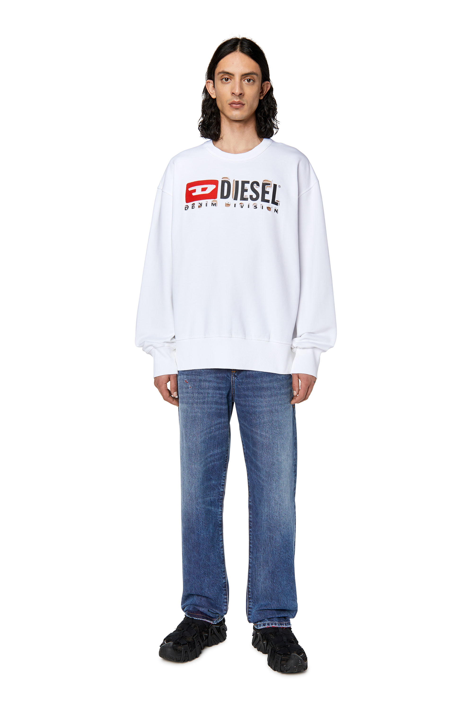 Sweatshirt with peel-off letters