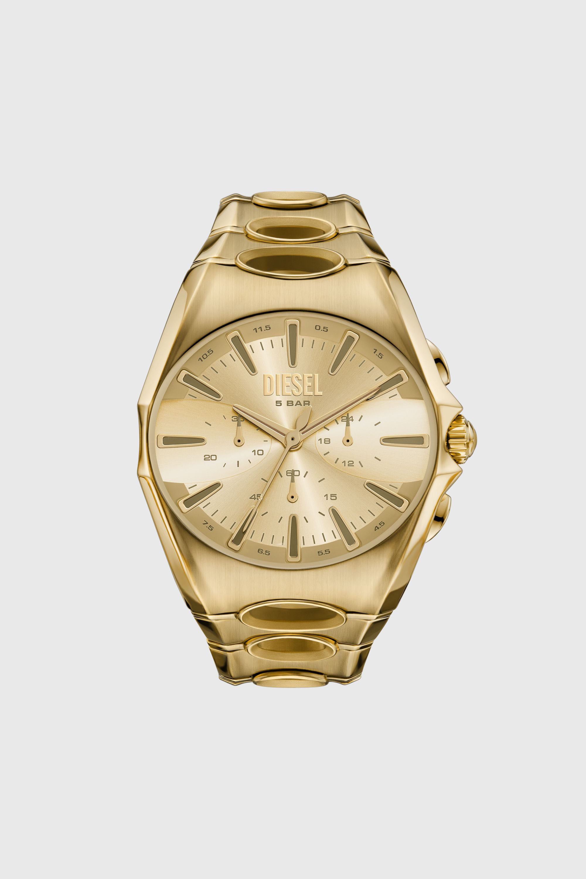 Diesel - DZ4695 WATCH, Reloj D-Curve de acero inoxidable con tono dorado Hombre in Dorado - 1
