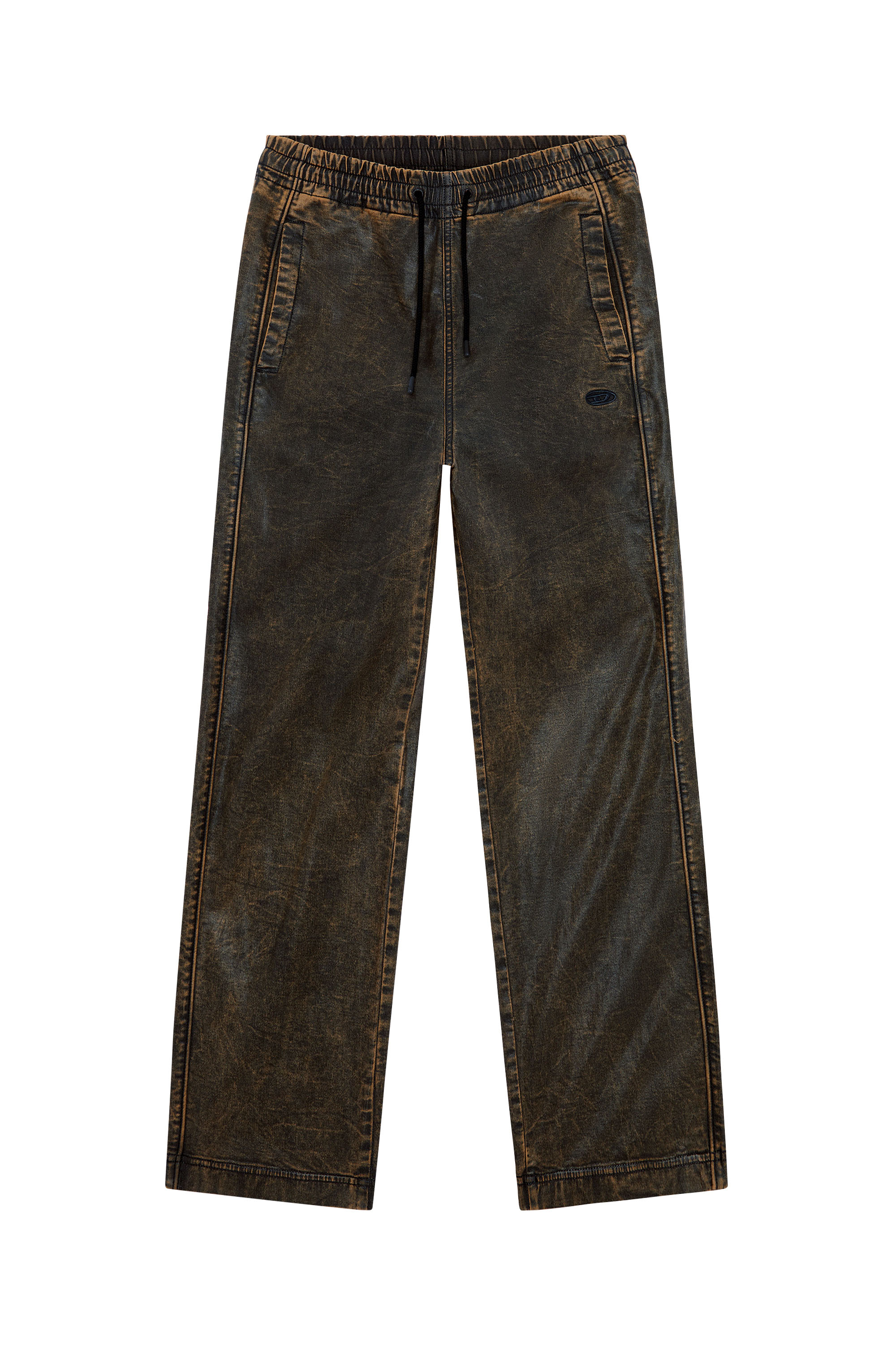 Diesel - Unisex's Relaxed D-Martyans Track Denim 068KR, Black/Brown - 7