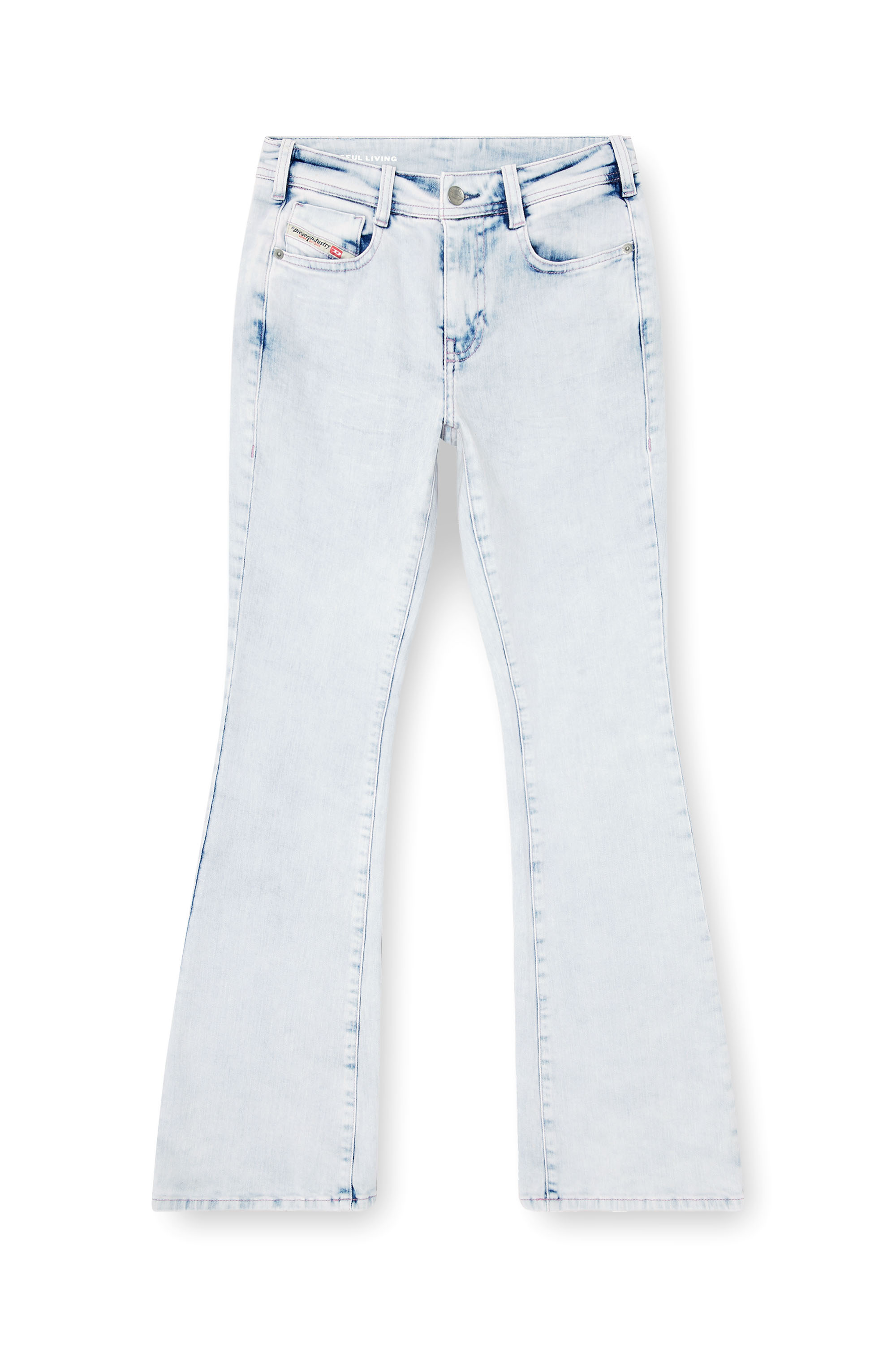 Diesel - Bootcut Jeans 1969 D-Ebbey 0HDBH Mujer, Azul Claro - 1