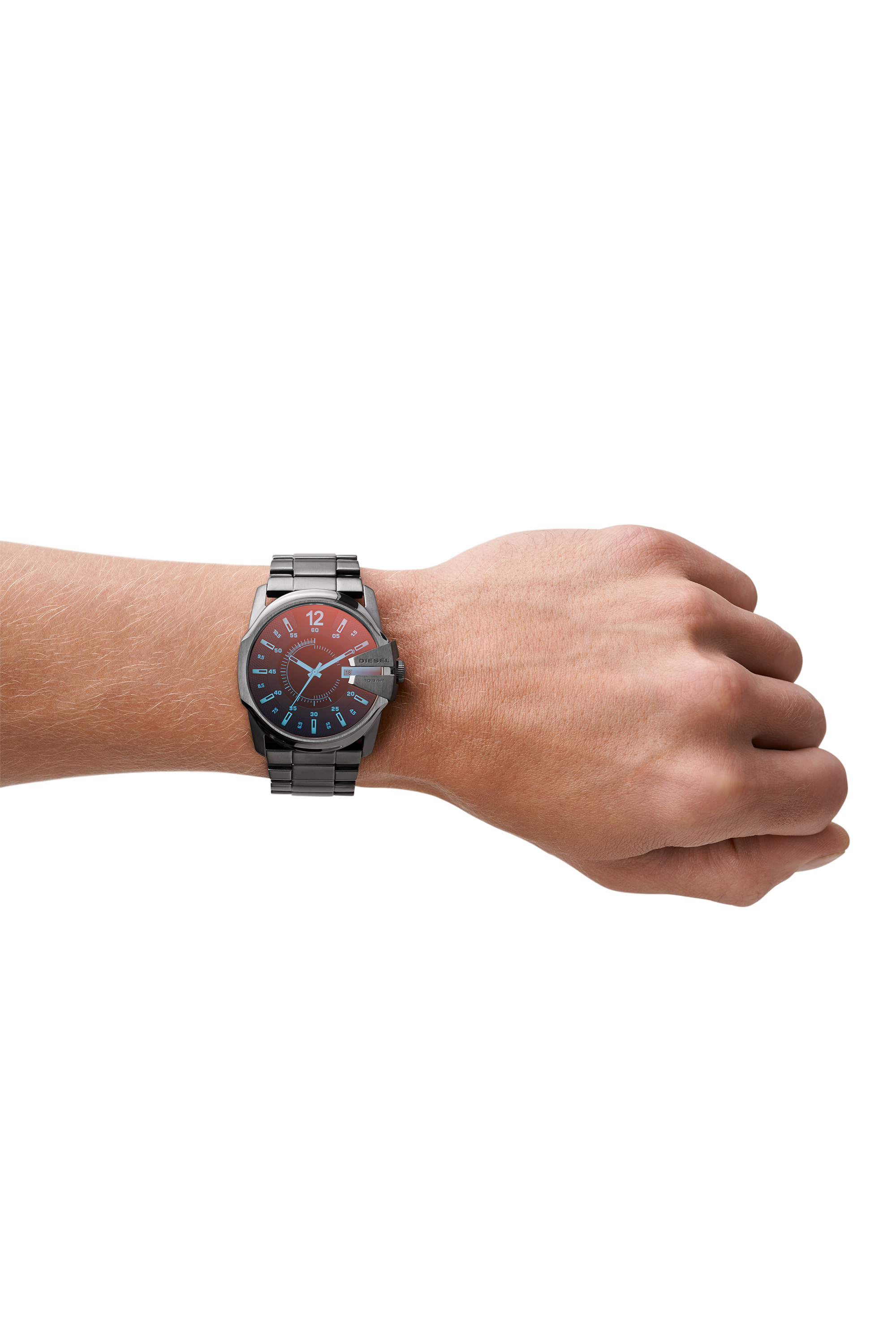 DZ1965 Man: Master Chief chronograph gunmetal-tone watch | Diesel