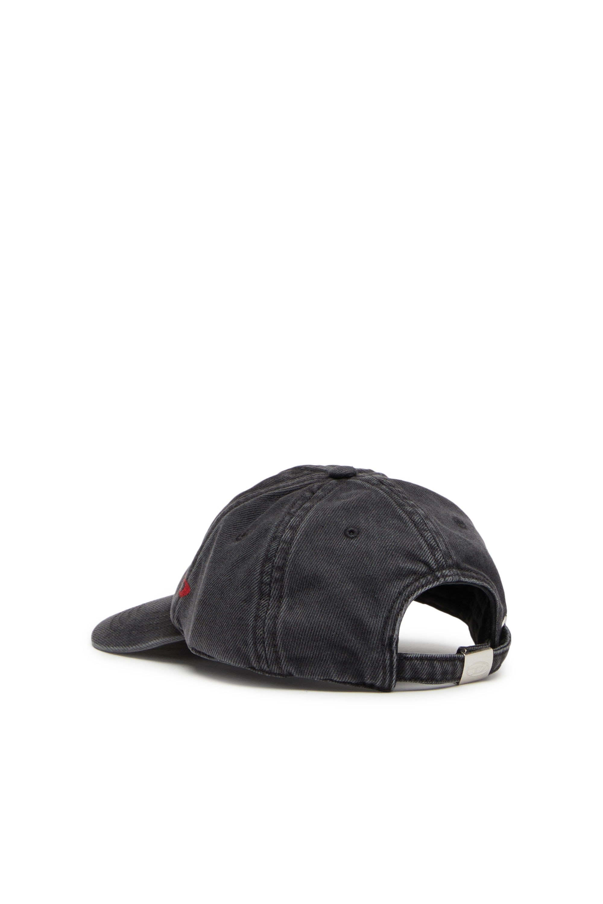 Diesel - C-LIB-4, Man's Baseball cap in denim in Black - 2