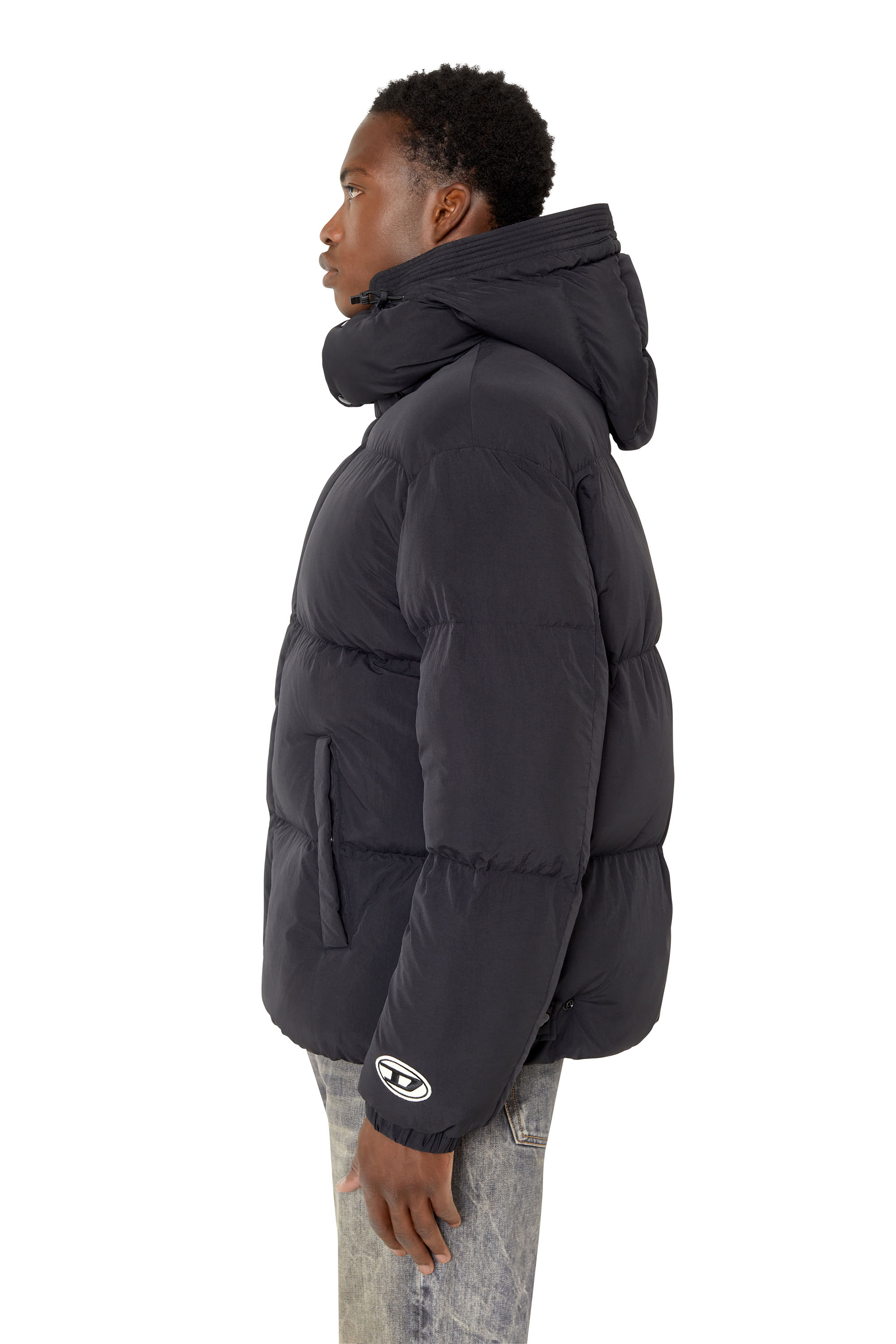 DIESEL W-ROLF-NW ダウンベスト S W-ROLF-SL-NW Man: Polygiene ViralOff® down vest | Diesel