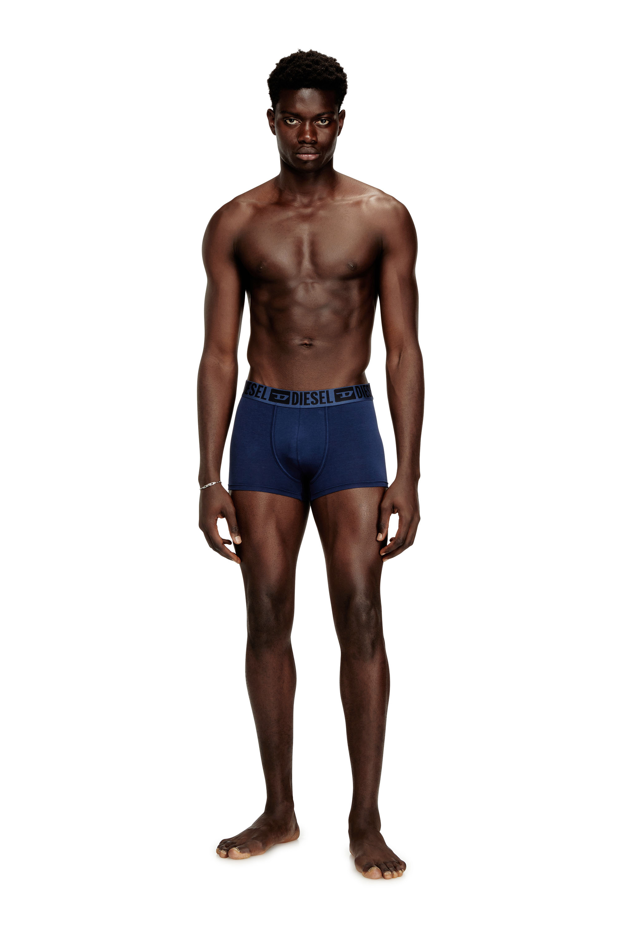 Diesel - MIKE-D-CORE-3PACK, Man's 3-pack of stretch cotton boxers with tonal waistband in null - 2