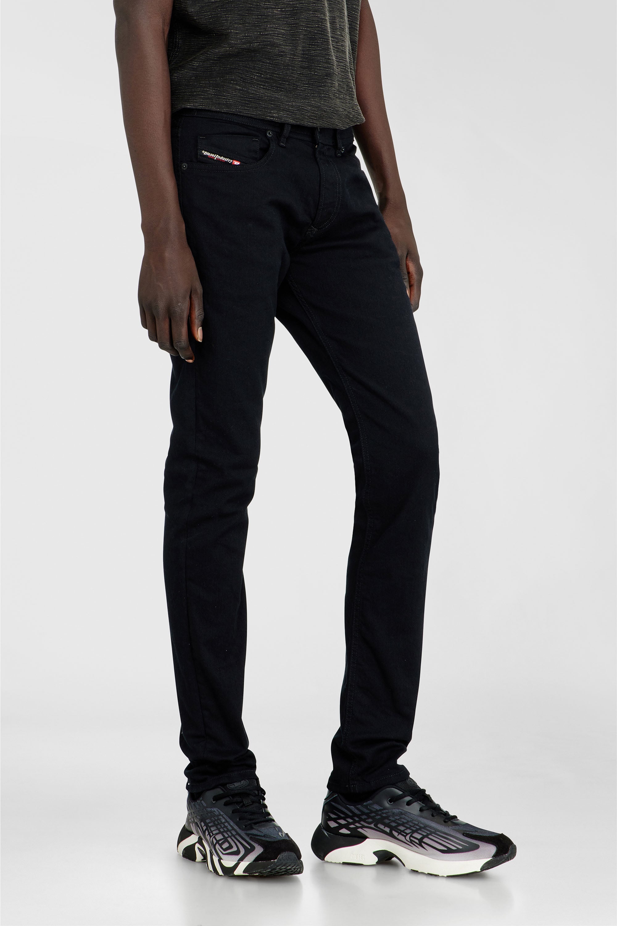 1979 SLEENKER Man: Skinny Jeans low waist | Black/Dark grey | Diesel