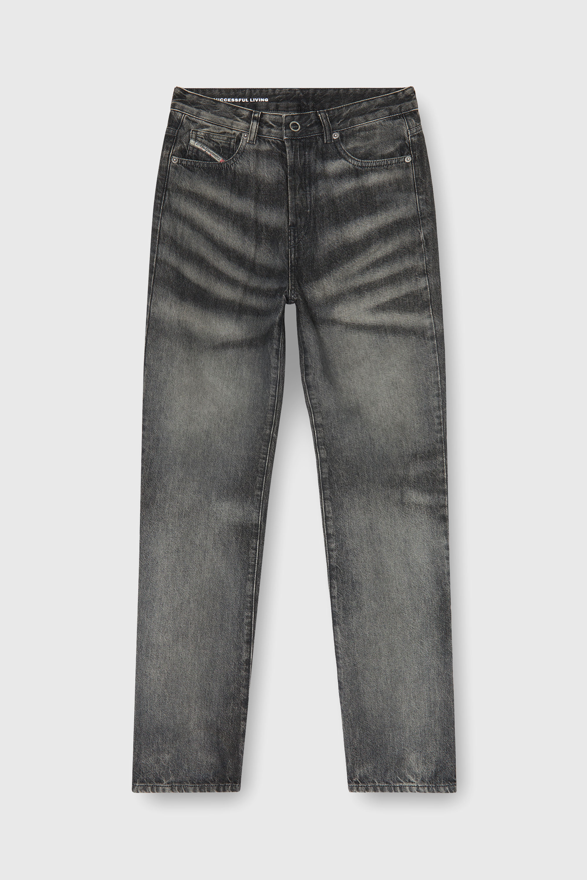 Diesel - Regular Jeans D-Heel 09R33 Mujer, Negro/Gris oscuro - 6