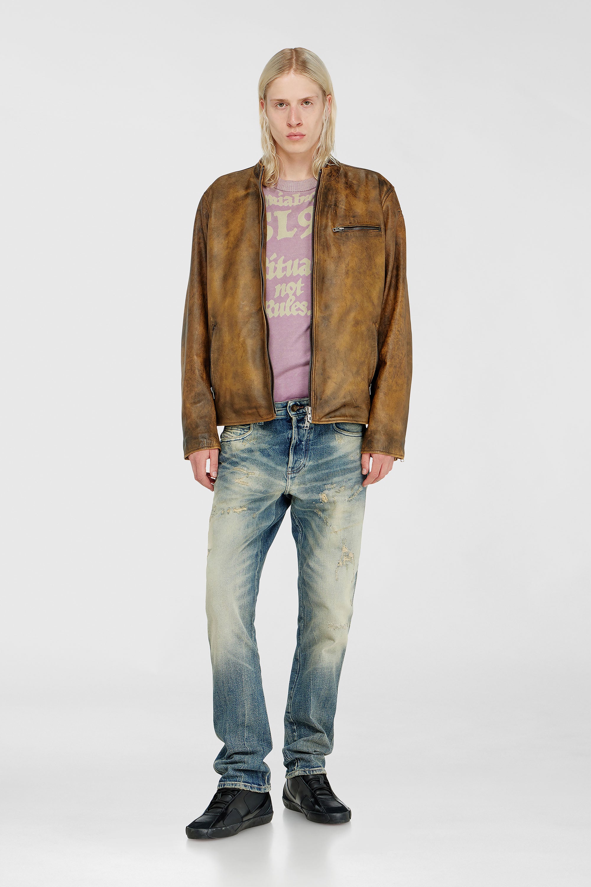 Diesel - Man's Slim Jeans 1993 D-Vyl 09P34, Medium blue - 2