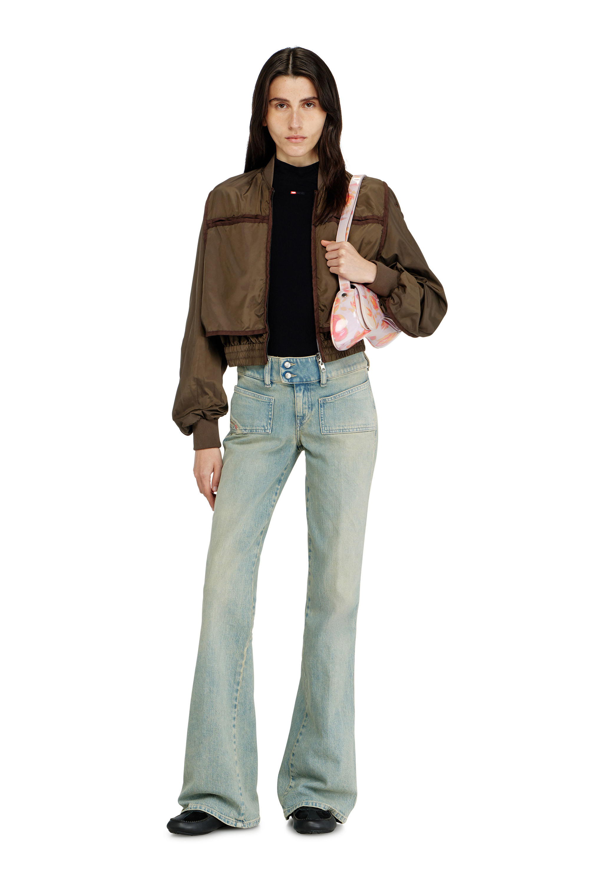 Diesel - Woman's Bootcut Jeans D-Hush 09N33, Medium blue - 2