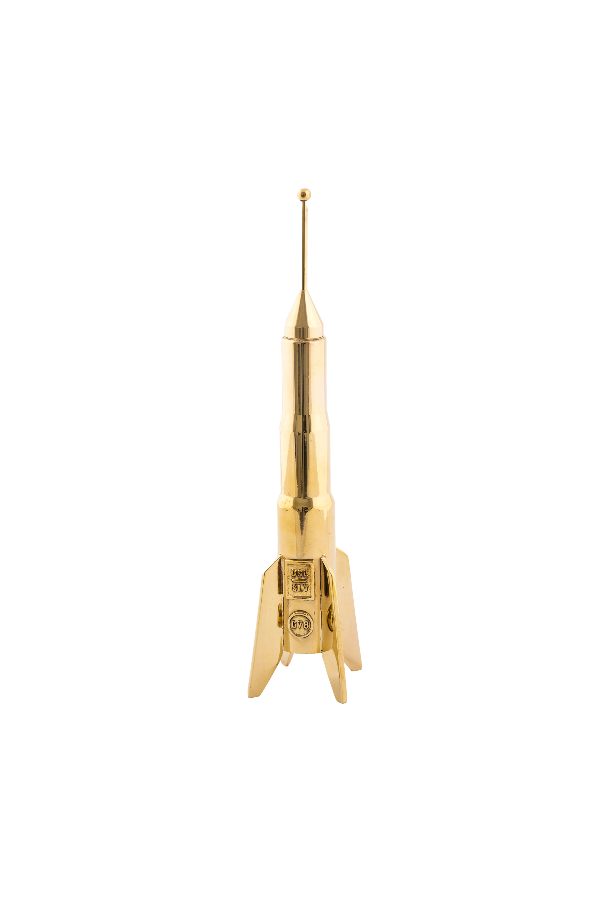 Diesel - 10878 COSMIC DINER, Unisex's Gold brass candle holder, &oslash; cm 10 / 3.9" in Gold - 2