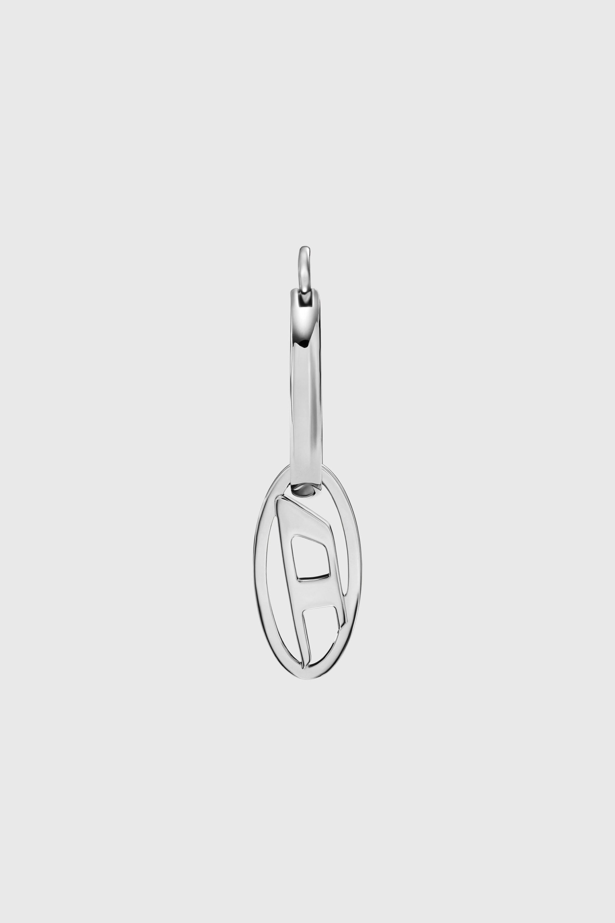 Diesel - DX1601040, Unisex's Stainless Steel Hoop Earring in Silver - 2