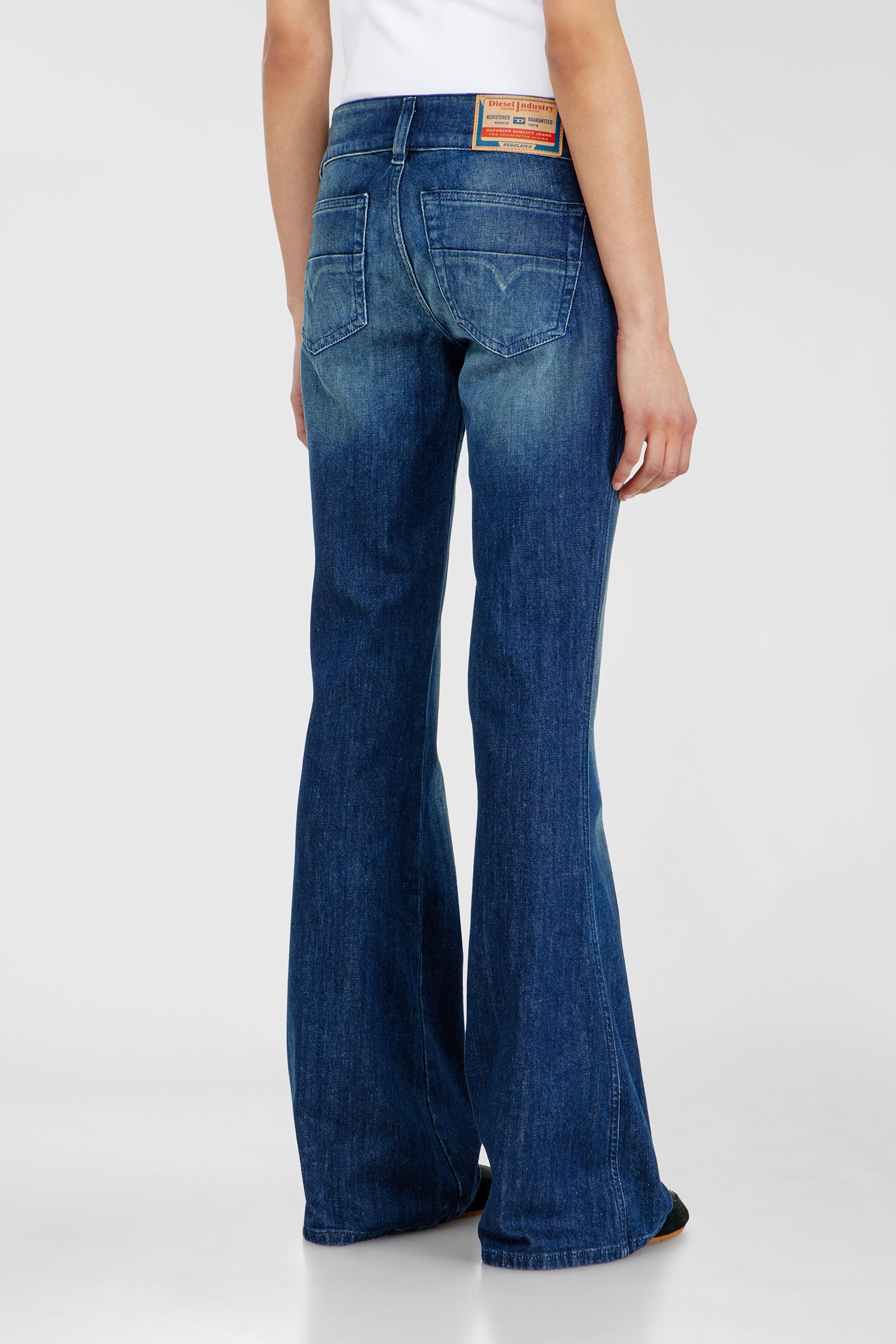 Women's Bootcut Jeans | Low Waist D-Hush | Dark Blue | Diesel US