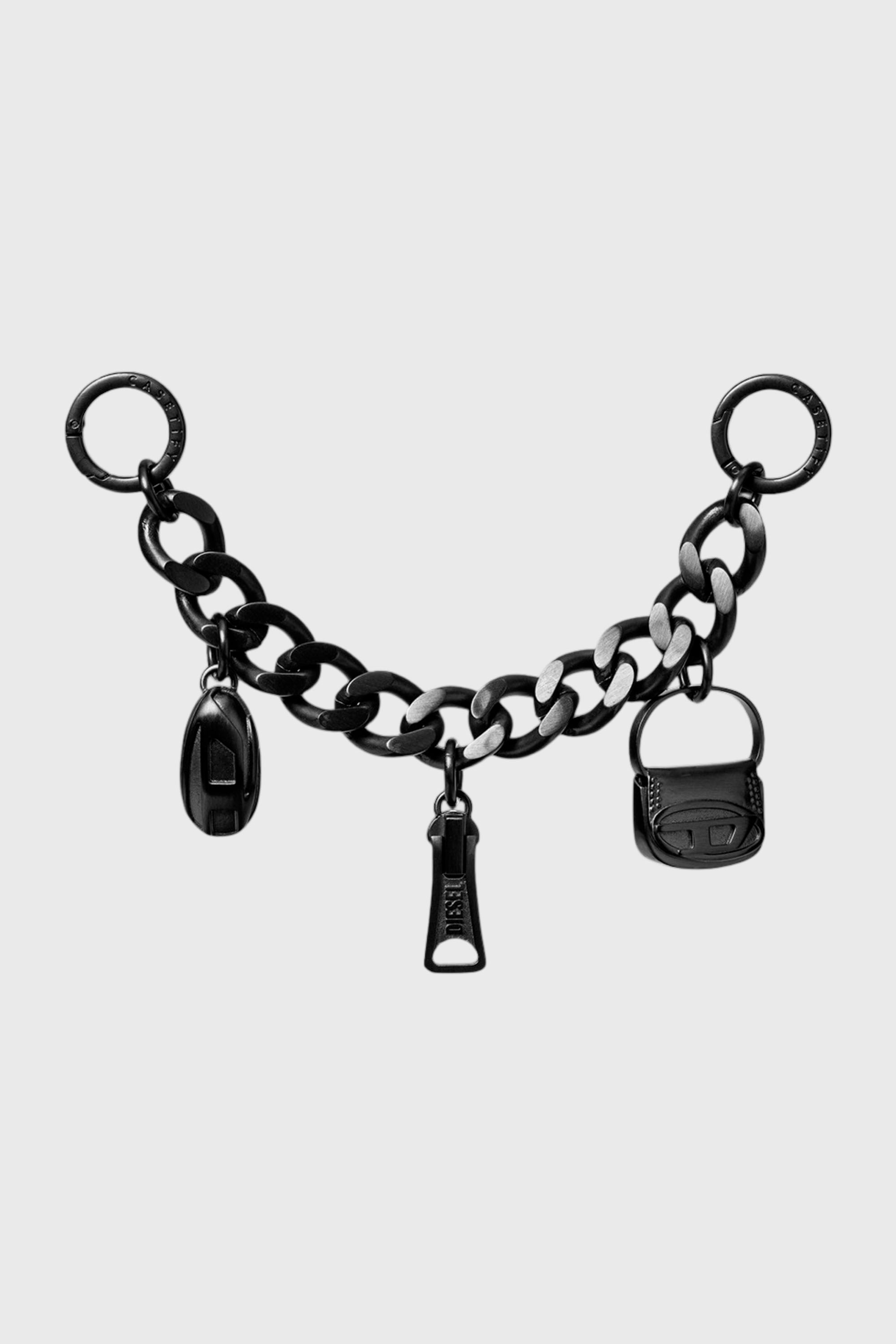 Diesel - 60375 CASETIFY  CHARMS CHAIN, Pendentif &Eacute;pais Gun Metal Mixte in Noir - 1