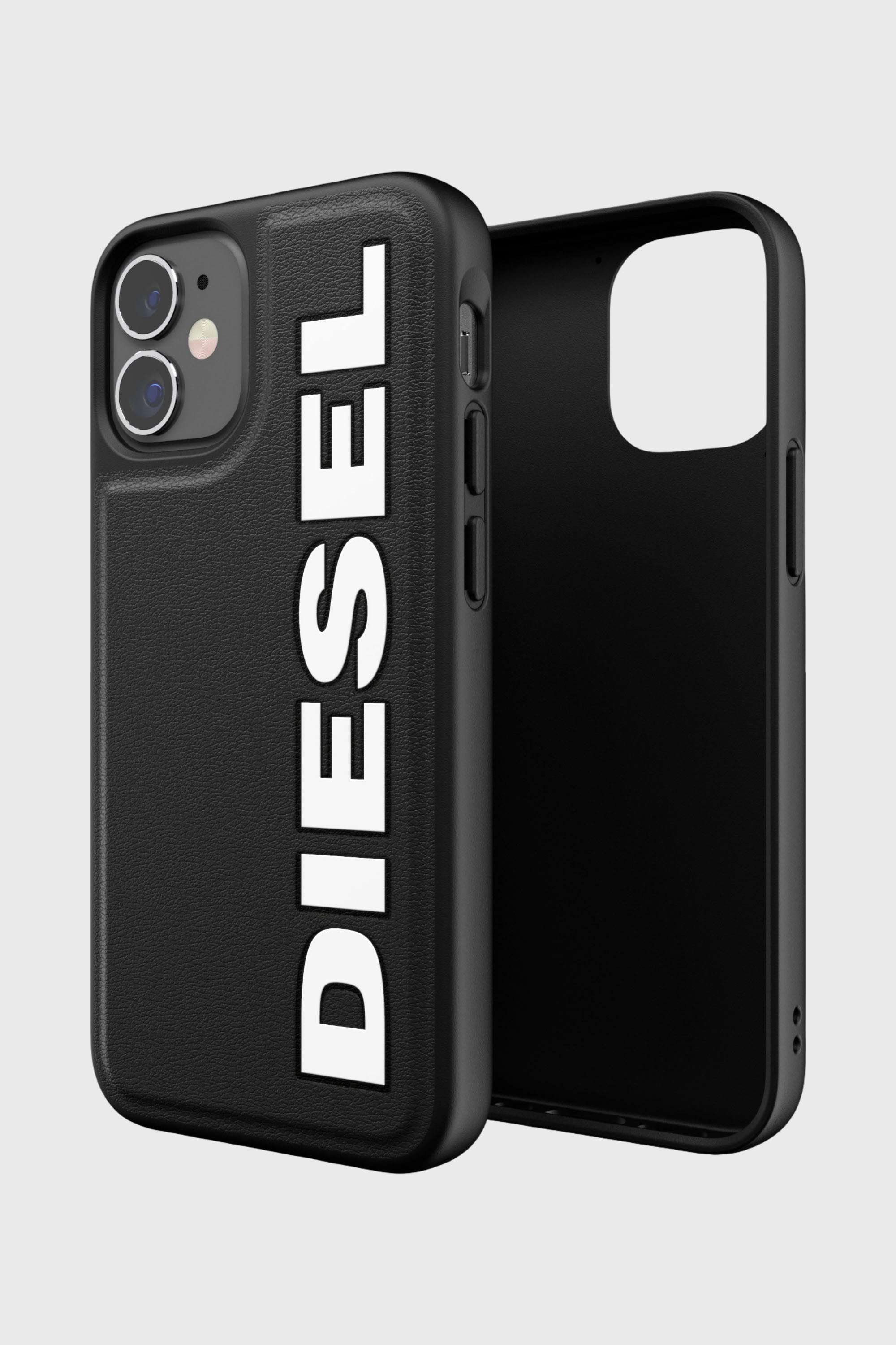 Diesel - 42491 STANDARD CASE, Unisex's Moulded Case Core for iPhone 12 Mini in Black - 1