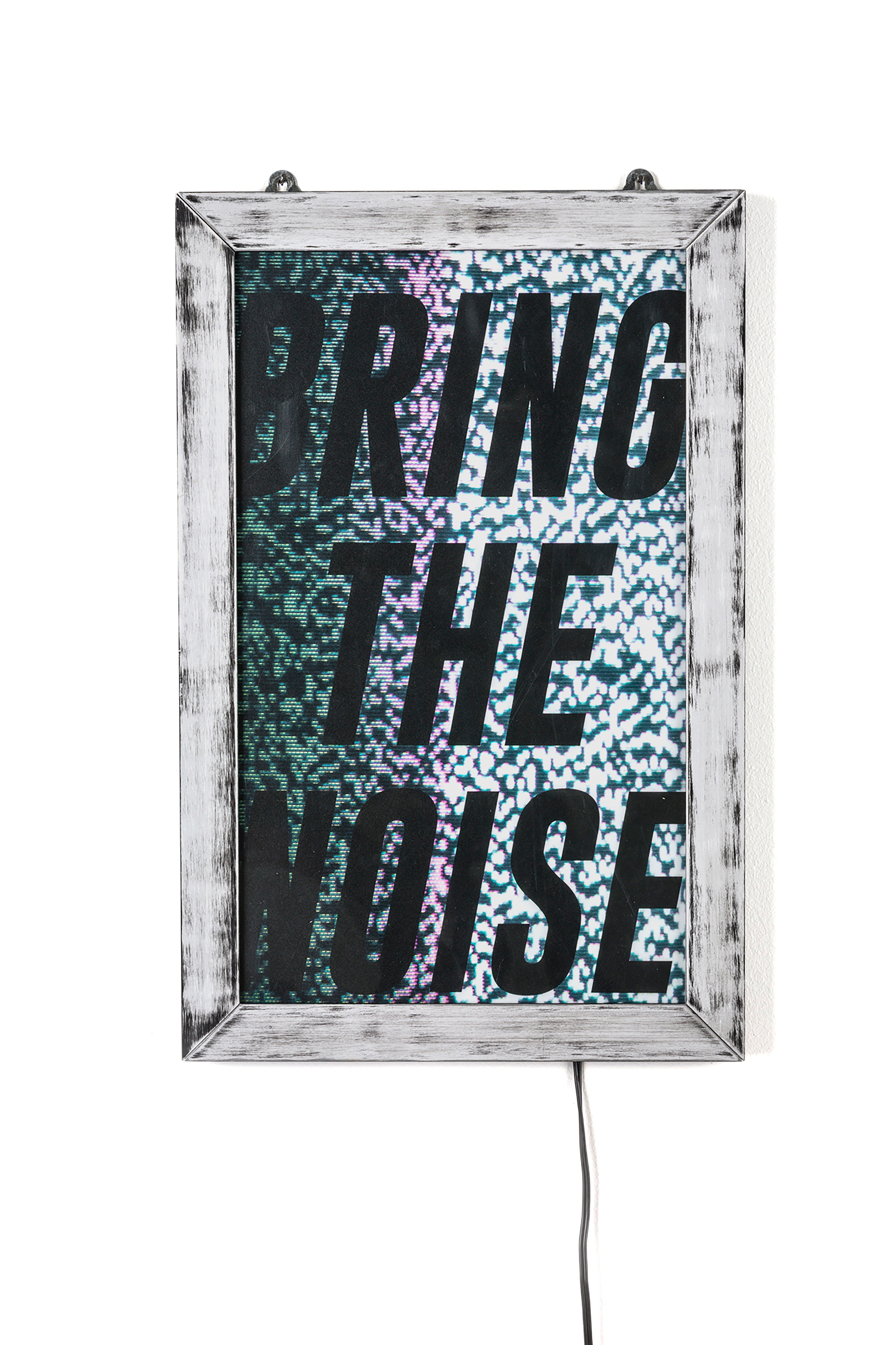 Diesel - 11010 FRAME IT!, Poster "Bring the noise" Unisex in Blanco - 1