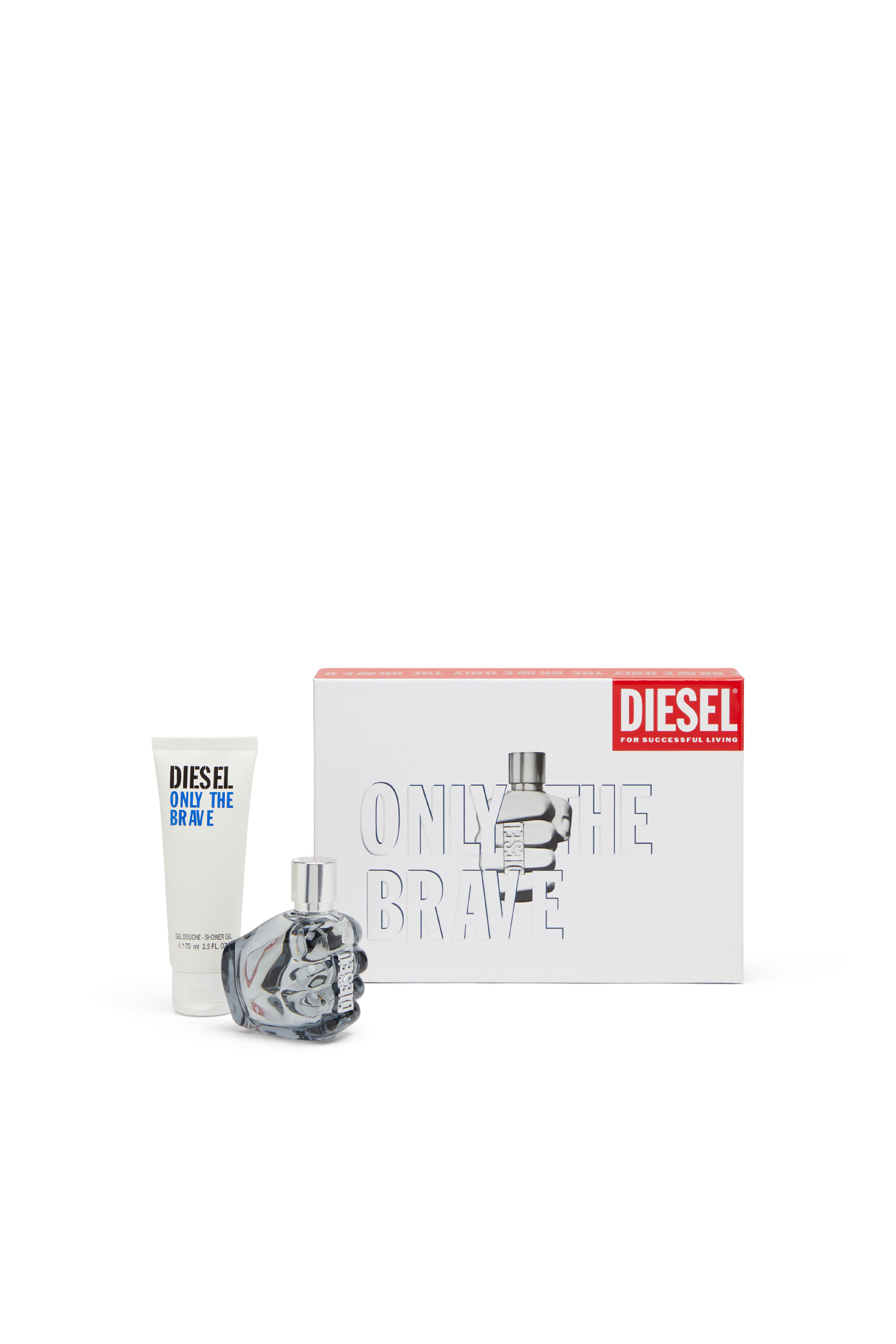 Diesel - ONLY THE BRAVE 50 ML GIFT SET FRAGRANCE, Set de regalo ONLY THE BRAVE Hombre in Blanco - 1