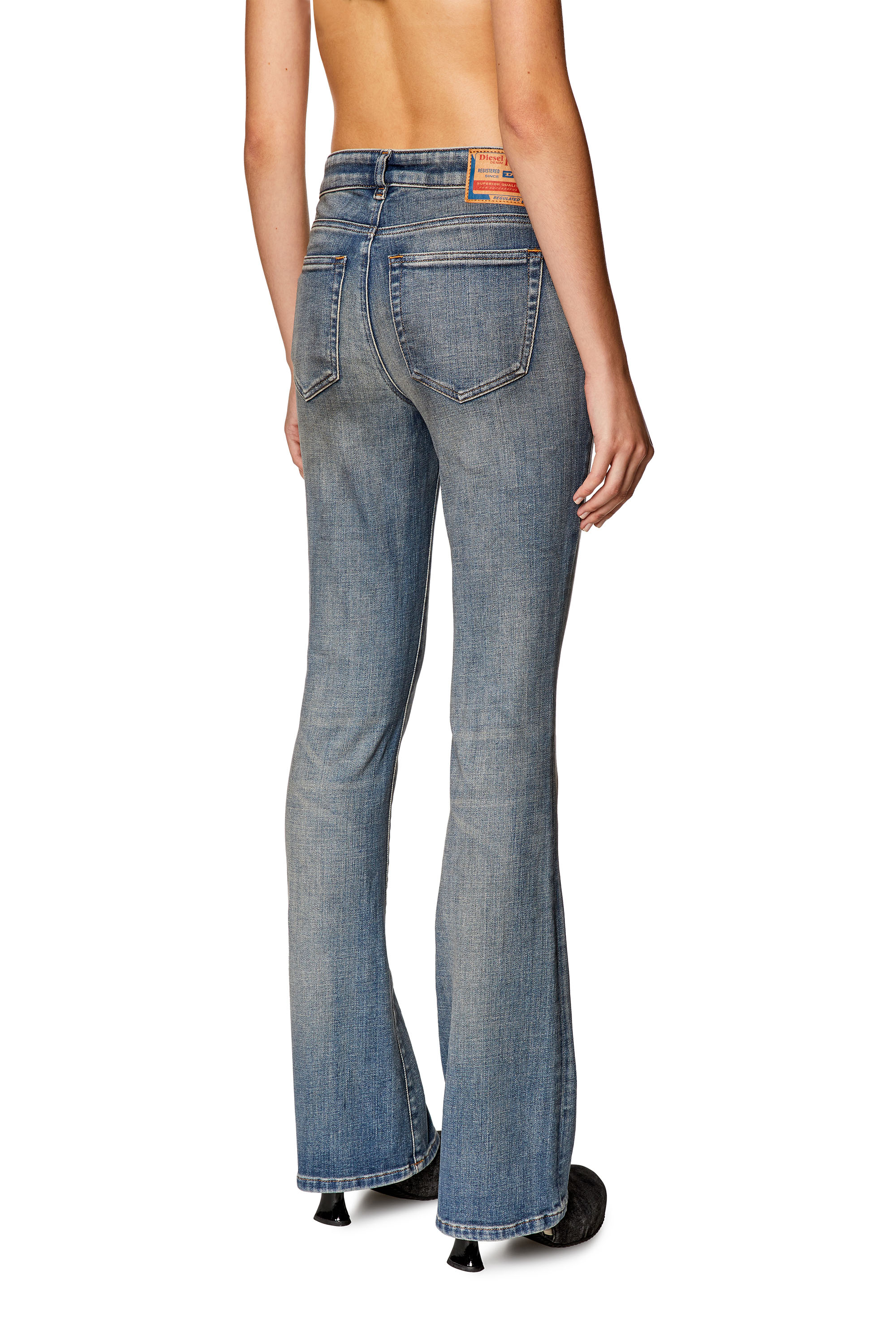 Diesel - Woman's Bootcut Jeans 1969 D-Ebbey 09H69, Dark Blue - 2