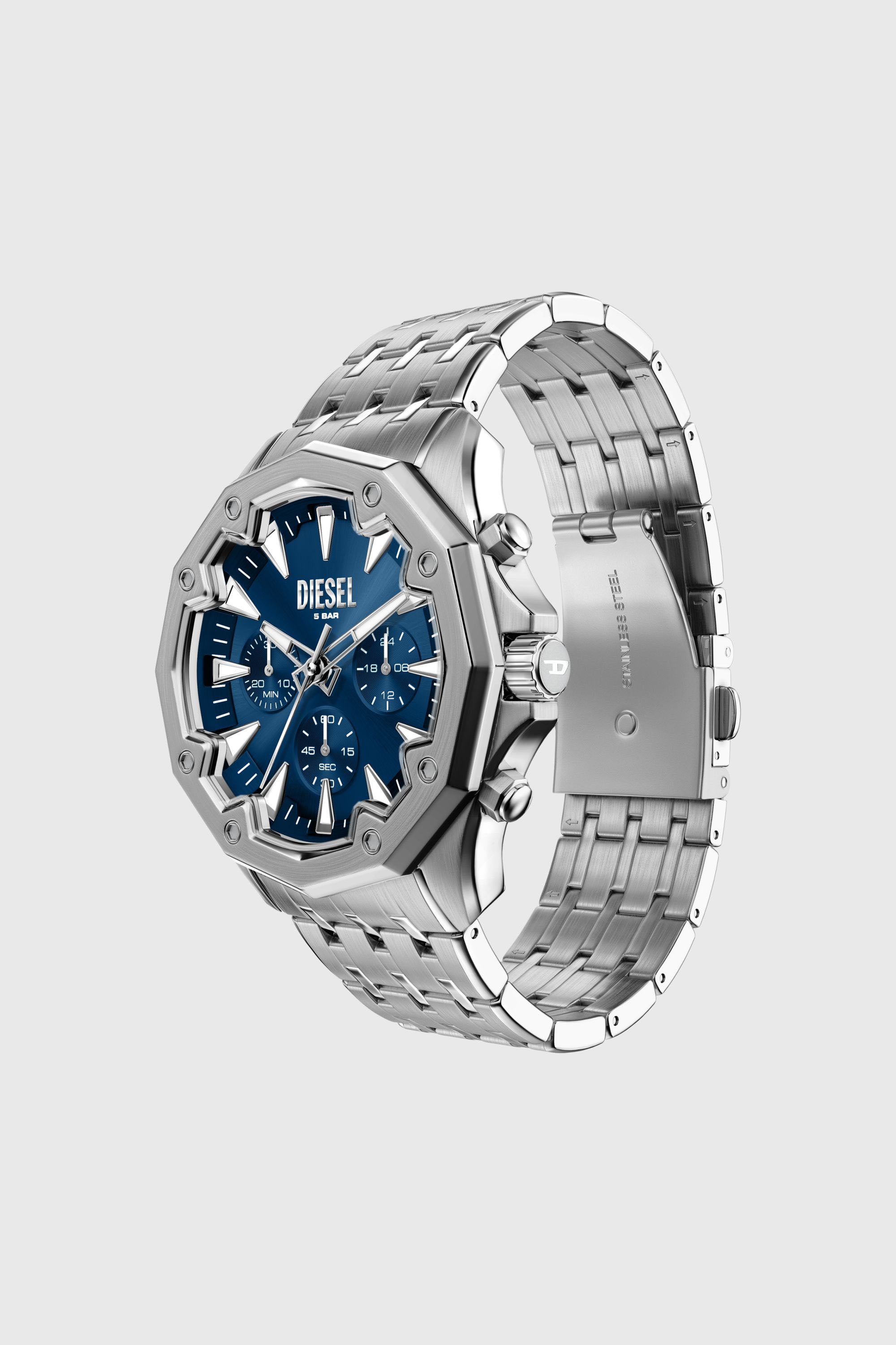 Diesel - DZ4706 WATCH, Male's Stinger Stainless Steel Watch in Silver - 7