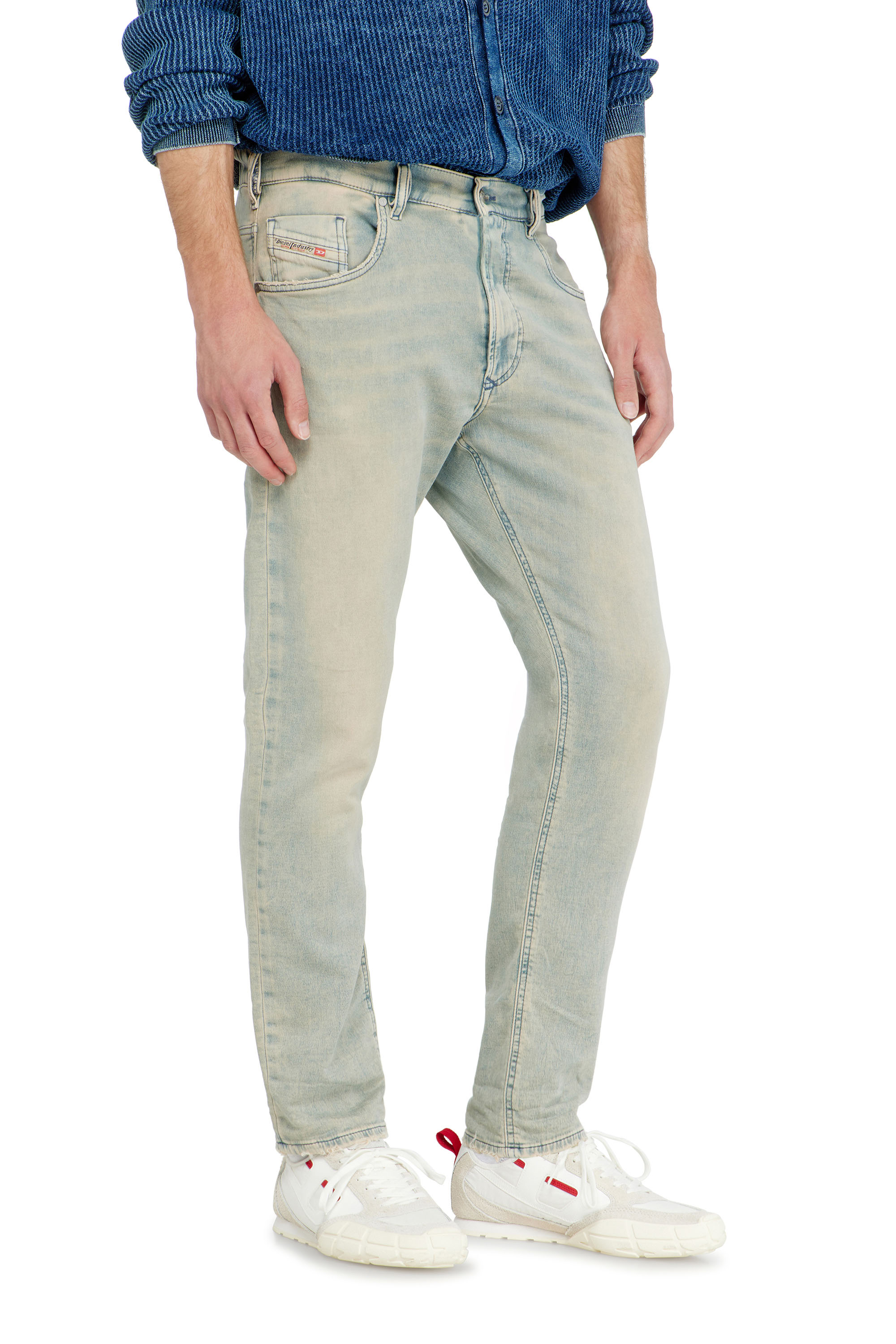 Diesel - Man's Regular 2032 D-Krooley-BW Joggjeans&reg; 068WK, Light Blue - 4