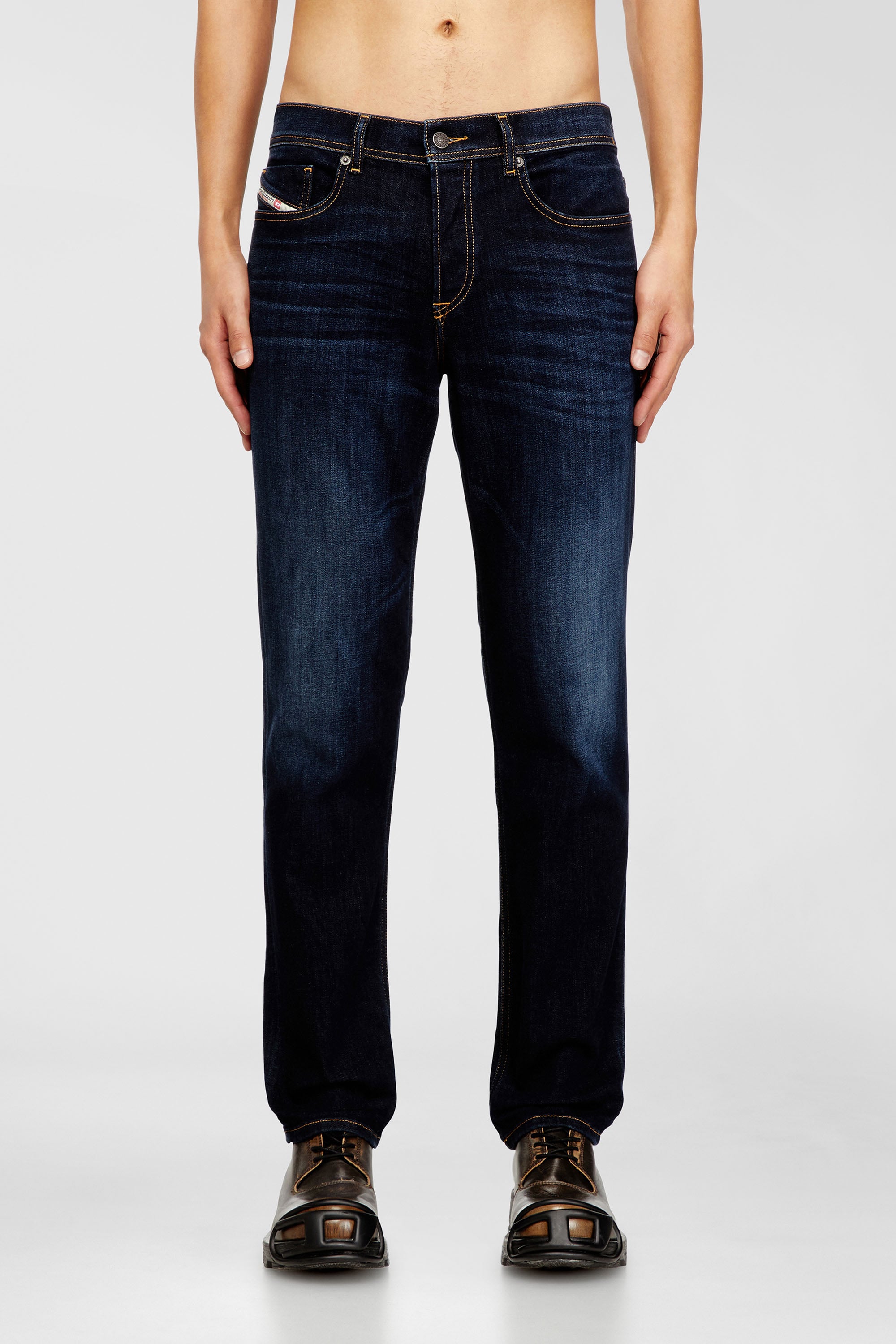 Diesel - Man's Regular Jeans 2023 D-Finitive 009ZS, Dark Blue - 2