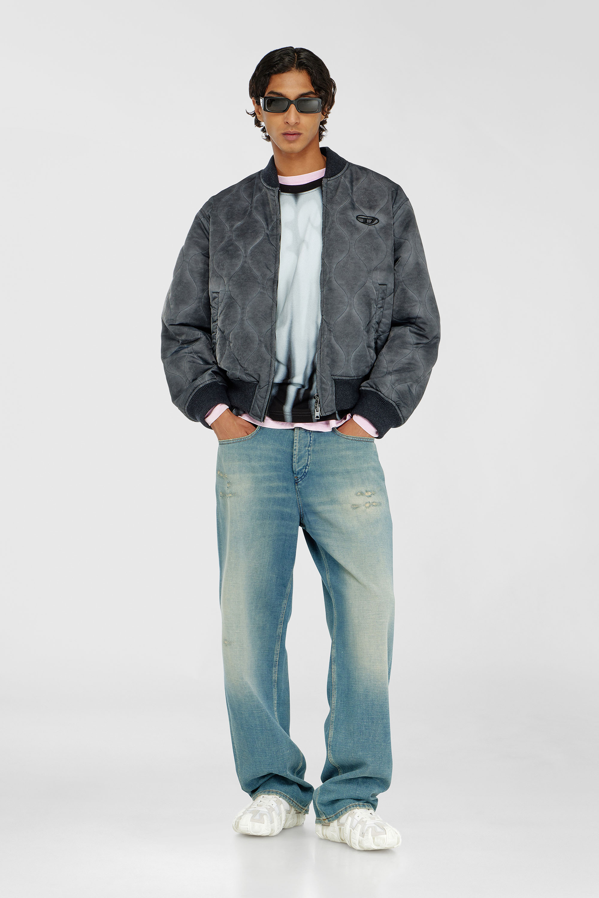 Diesel - T-BOXT-AA1, Camiseta de algod&oacute;n con logo destacado estampado Hombre in Multicolor - 1
