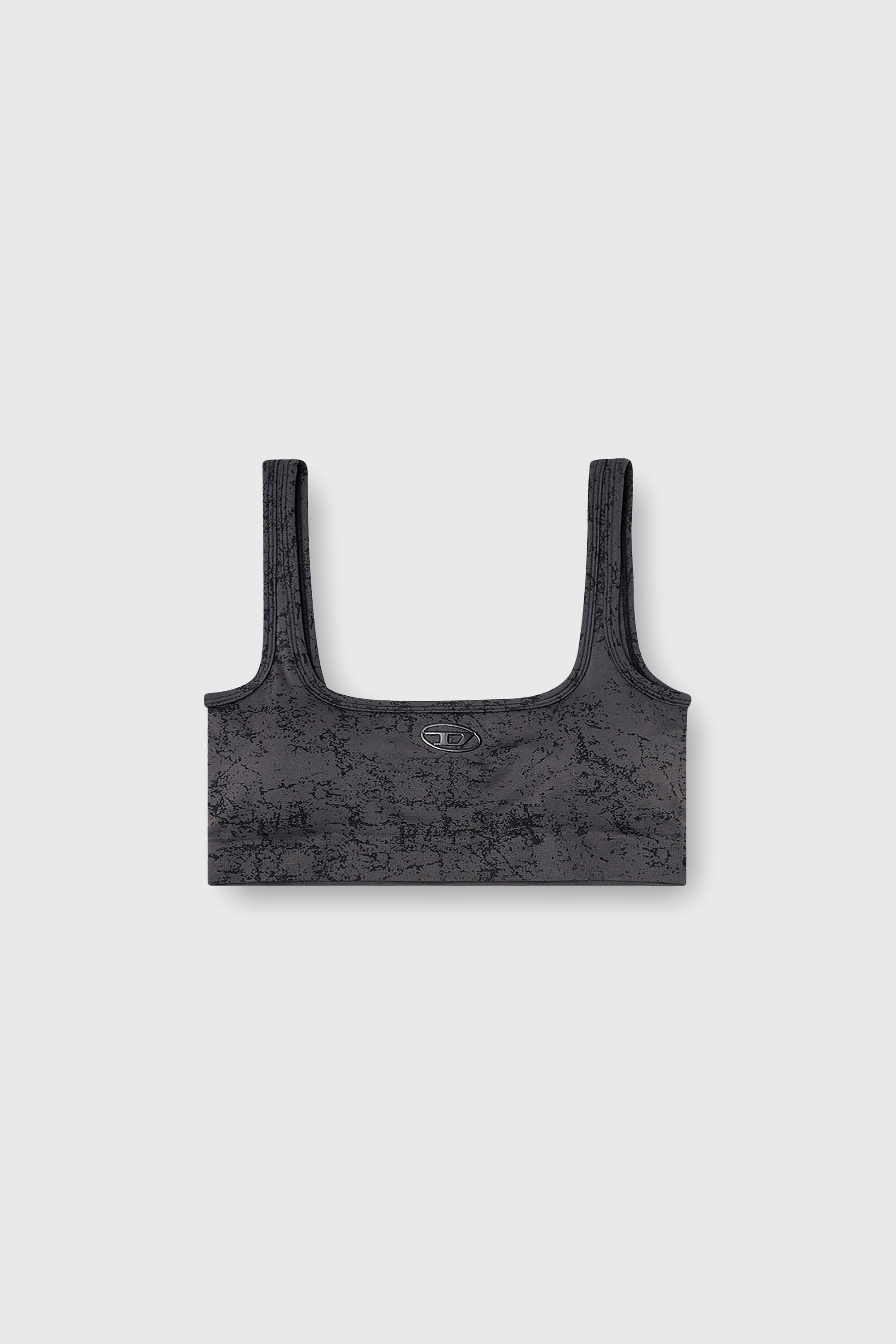 Diesel - HELLA-UTLT, Top deportivo con estampado utility Mujer in Gris - 1