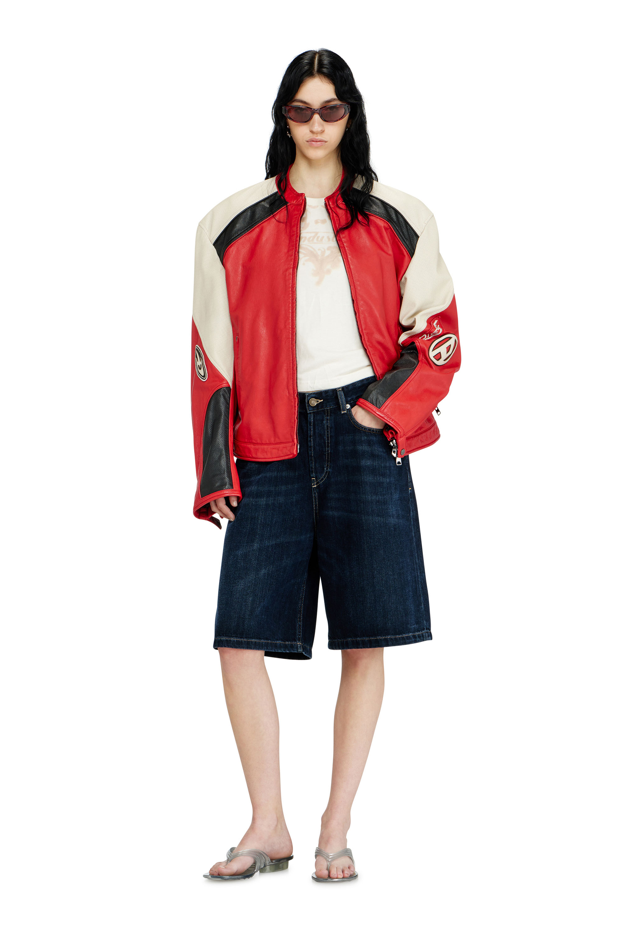 Diesel - MELISSA QUANTUM THONG, Chanclas esculturales en Melflex&reg; Mujer in Plateado - 2