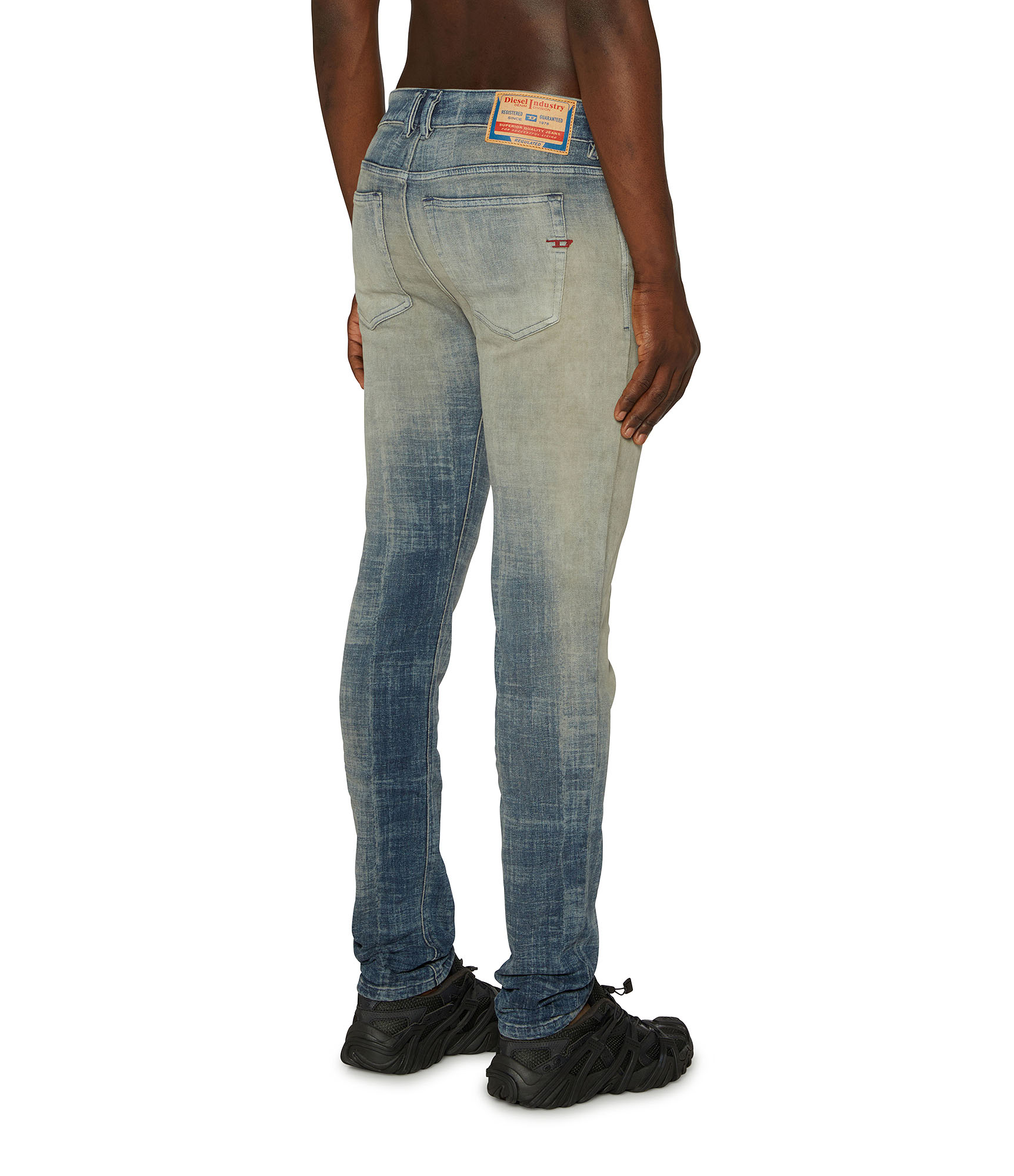 Diesel - Male's Skinny Jeans 1979 Sleenker 09K57, Medium Blue - 2