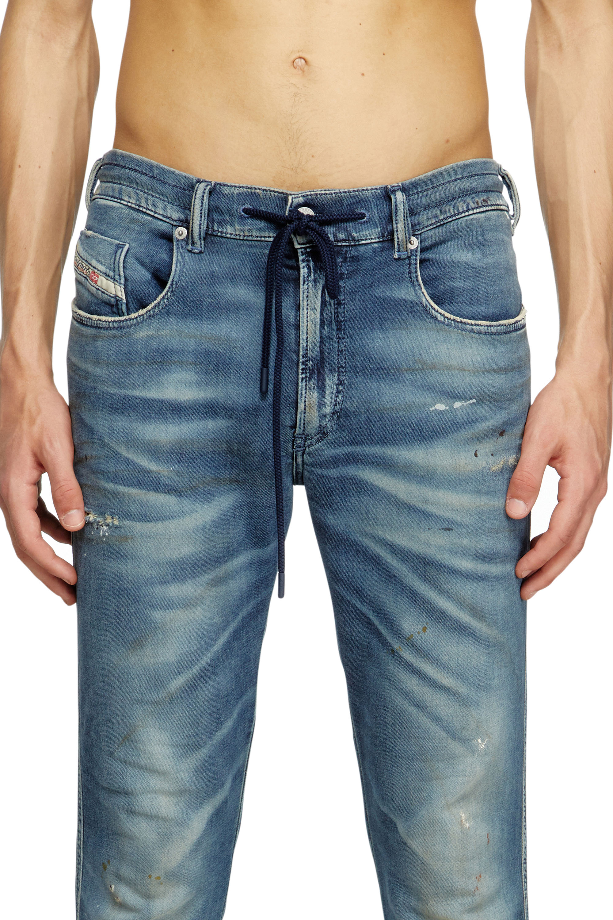 Diesel - Slim 2062 D-Strukt Joggjeans® 068RY Homme, Bleu Foncé - Image 5