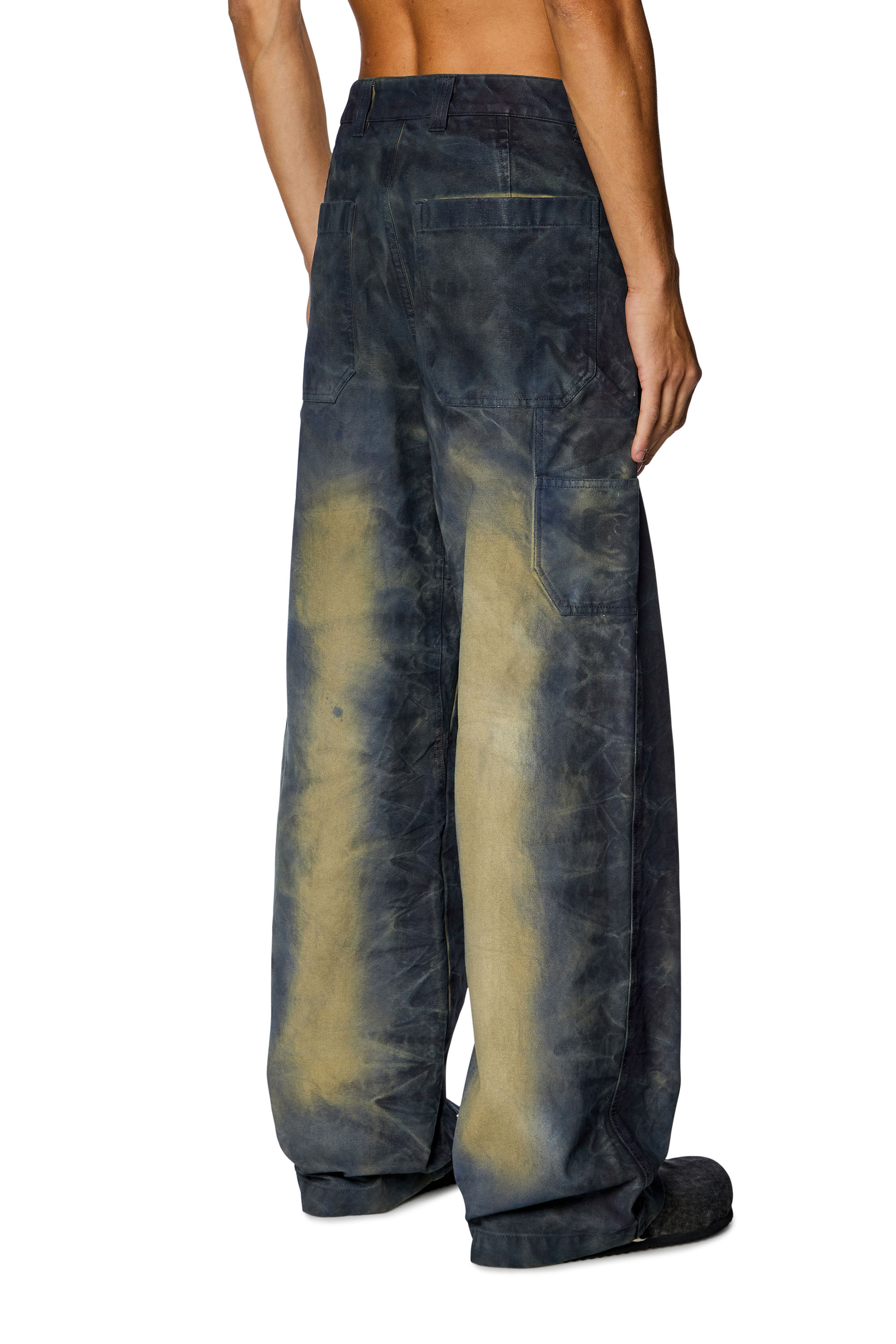 Men's Utility pants in treated canvas | Blue | Diesel US