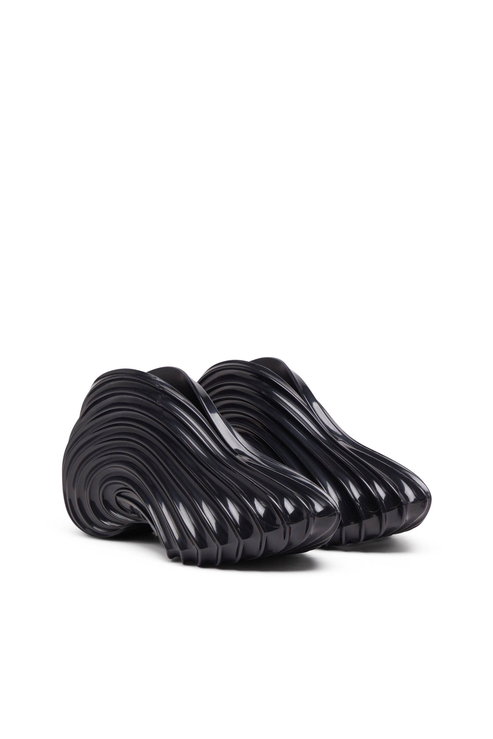 Diesel - MELISSA QUANTUM SNEAKERS X, Unisex's Slip-on sneaker in Melflex® in Black - 3
