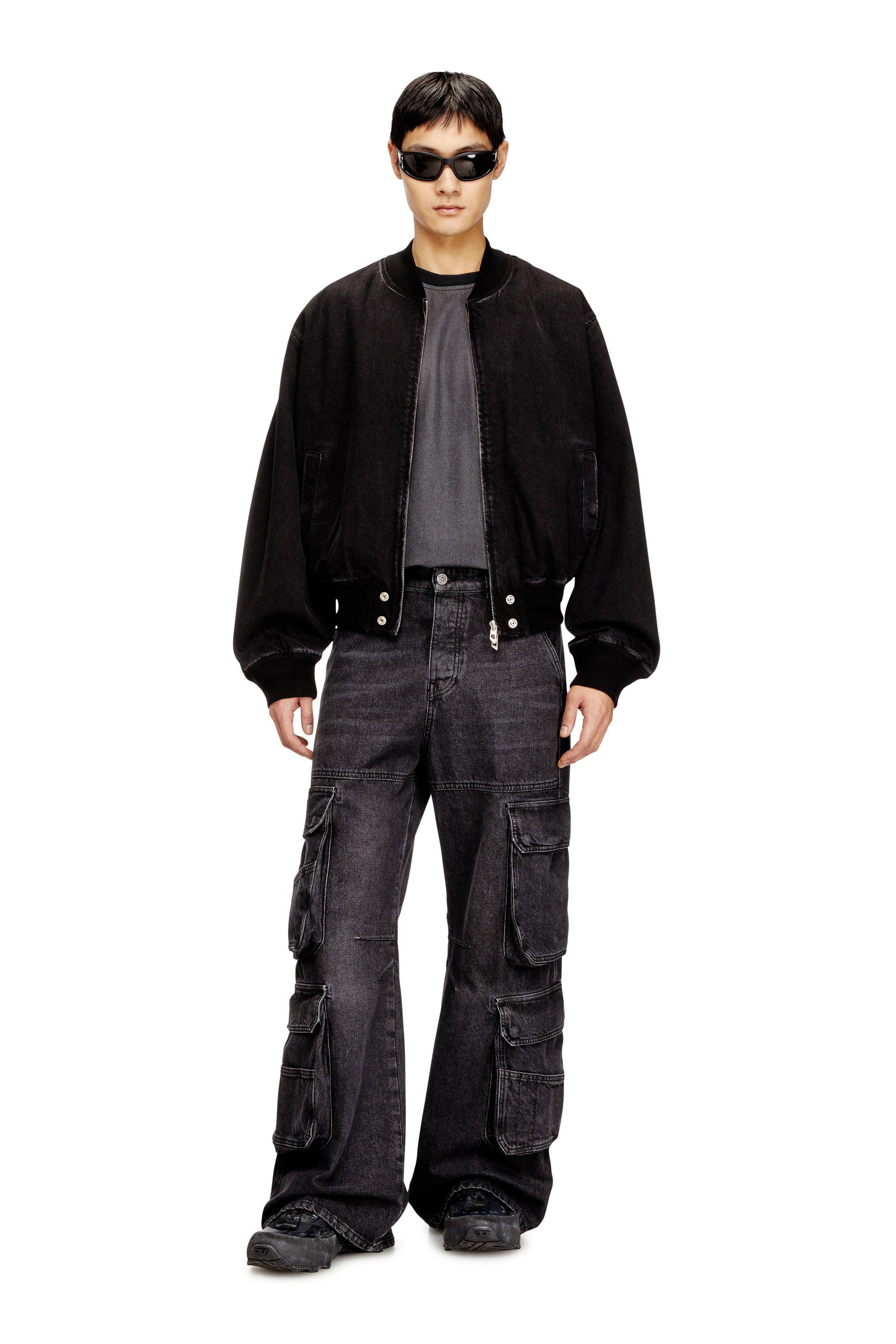 Diesel - D-GUZ, Chaqueta bomber en denim Unisex in ToBeDefined - 2