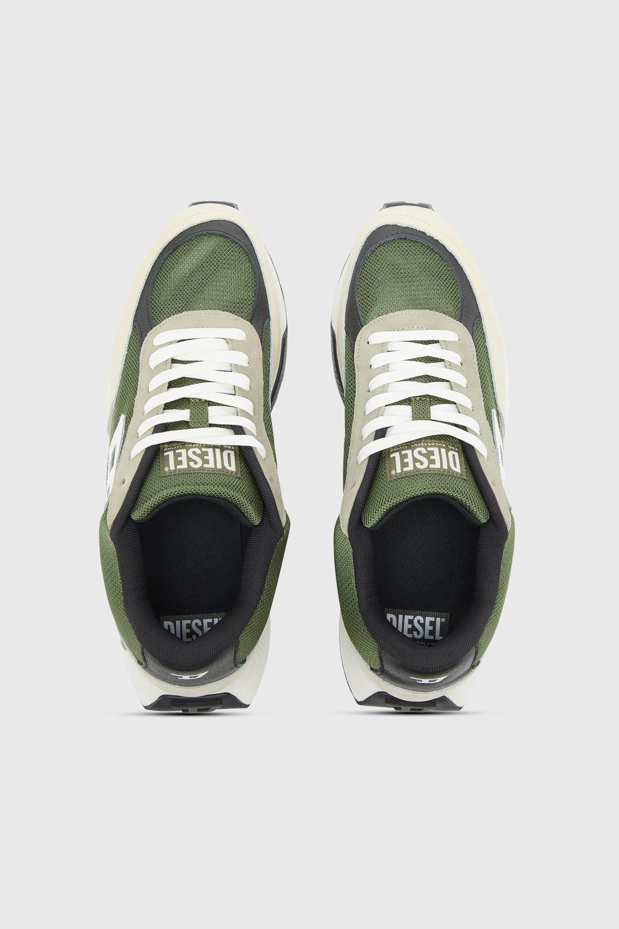 Diesel - S-TAME D-UP, S-Tame-D - Zapatillas con detalles de ante y malla Hombre in Multicolor - 4