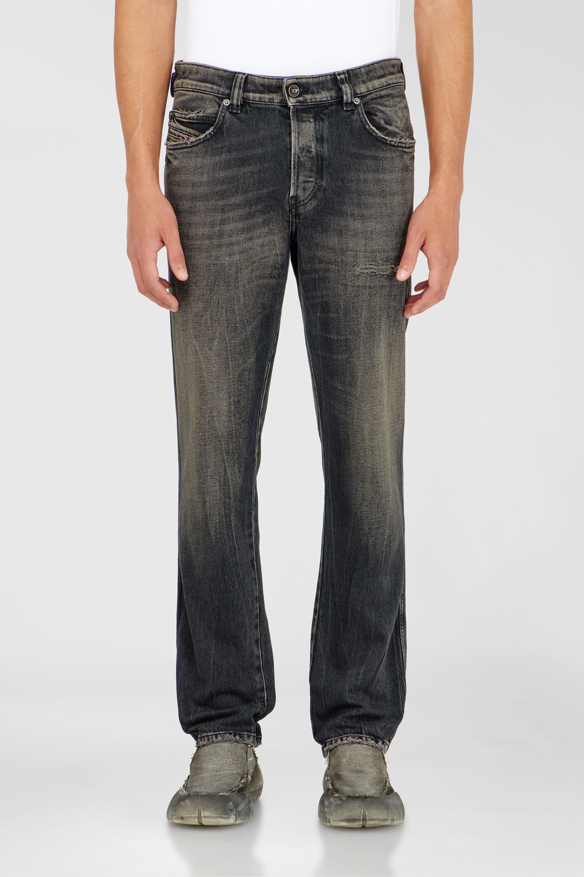 Diesel - Man's Slim Jeans 1993 D-Vyl 09P46, Black/Dark grey - 2