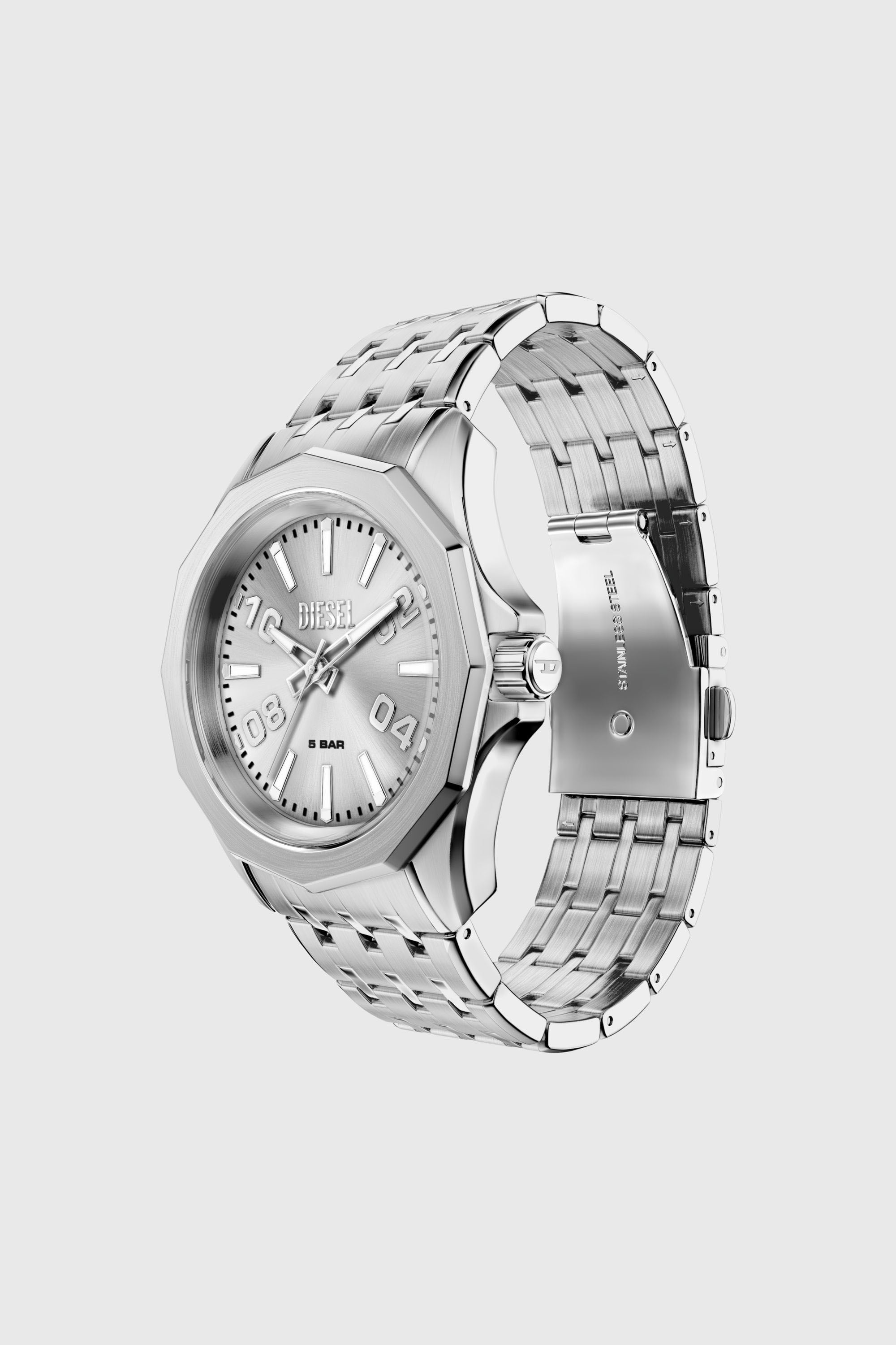 Diesel - DZ2236 WATCH, Reloj Stinger de acero inoxidable Hombre in Plateado - 2