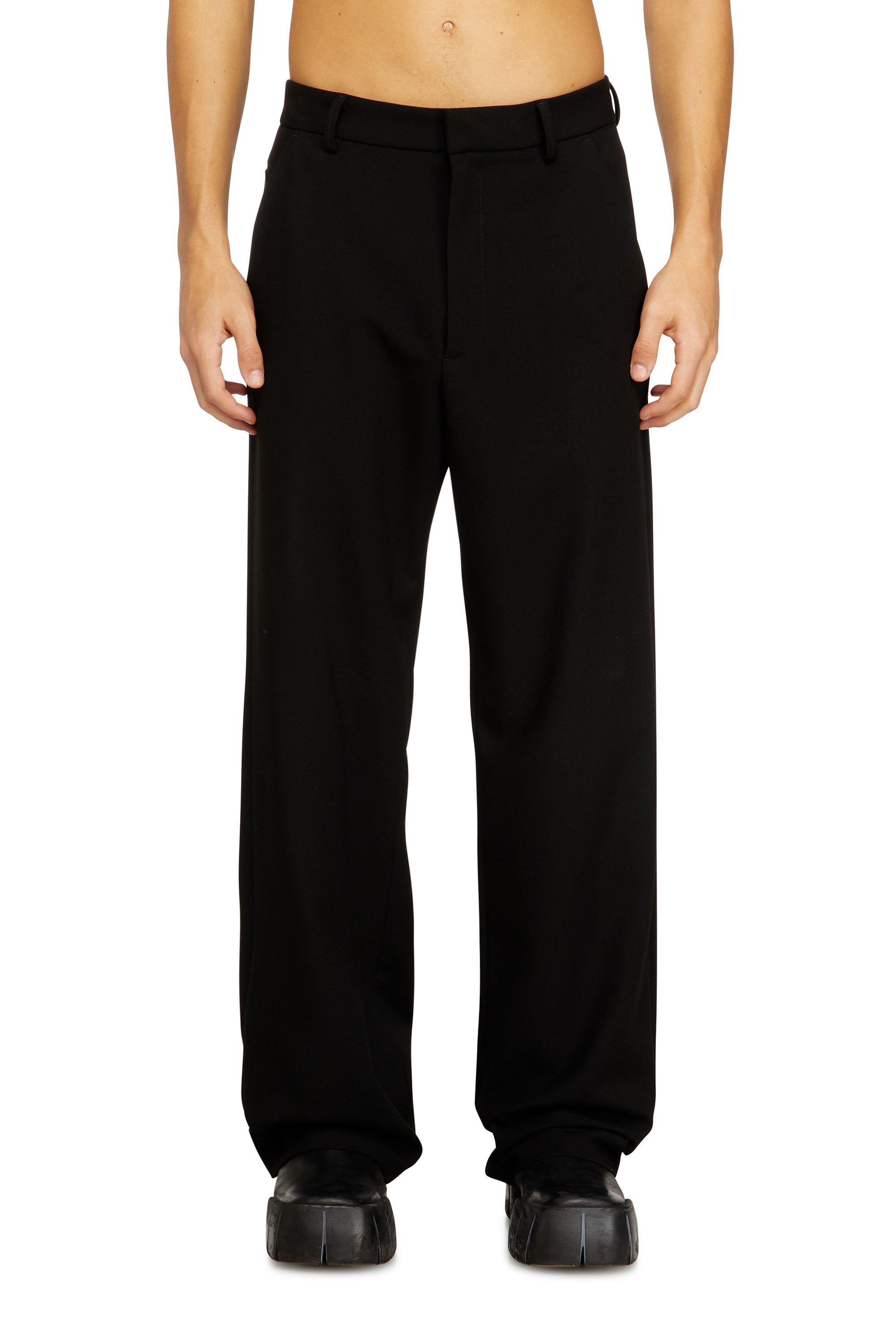 Diesel - P-HANT-DRESSY-CJBF, Man's Tailored pants in Black - 2