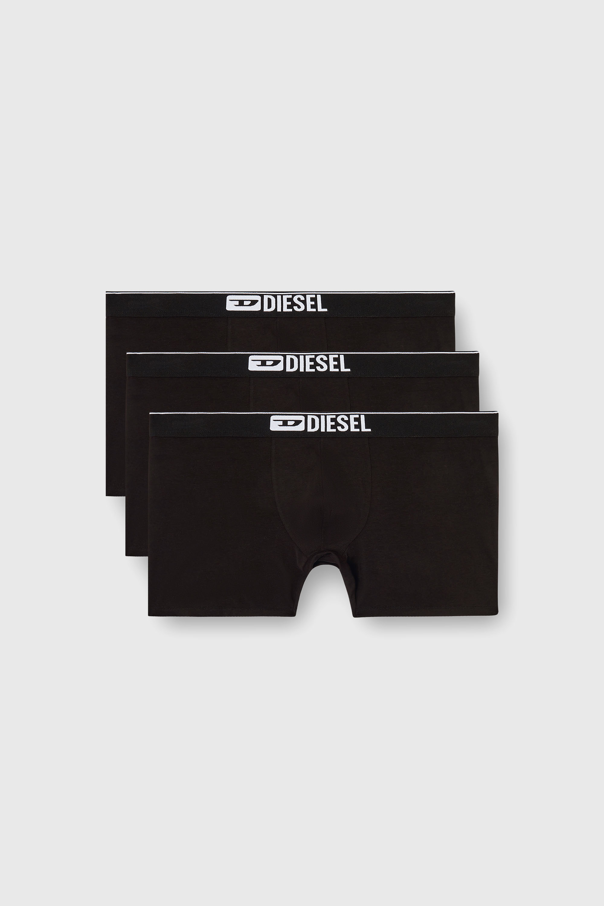 Diesel - MAX-3PACK, Paquete de tres b&oacute;xers ajustados de algod&oacute;n el&aacute;stico Hombre in Negro - 2
