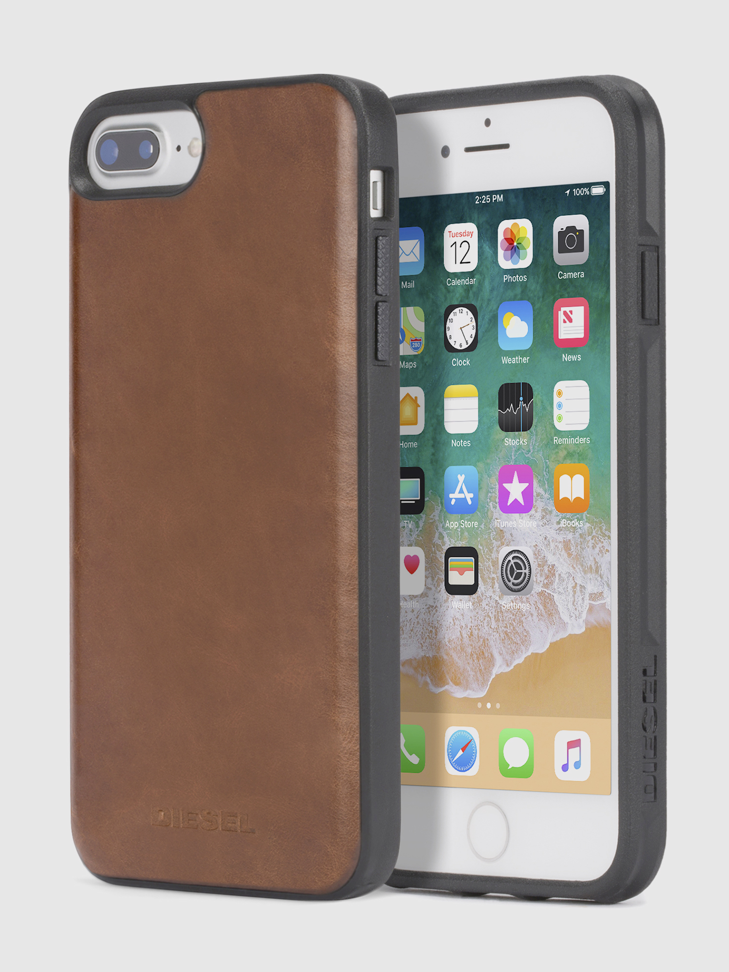 BROWN LEATHER IPHONE 8 PLUS/7 PLUS/6s PLUS/6 PLUS CASE