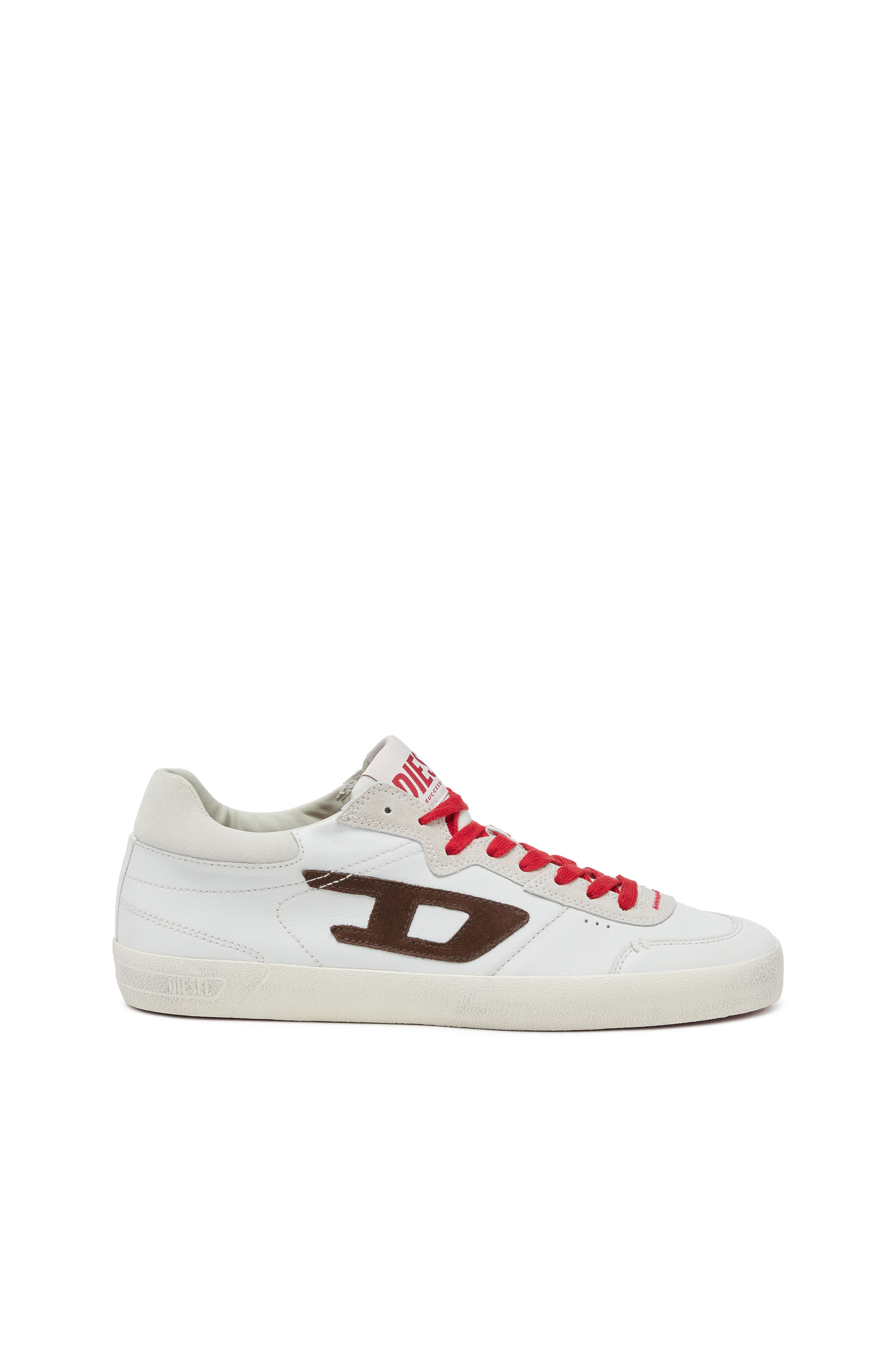 Men's S-Leroji Low-Distressed sneakers in leather and suede Men's S-Leroji Low-Distressed sneakers in leather and suede